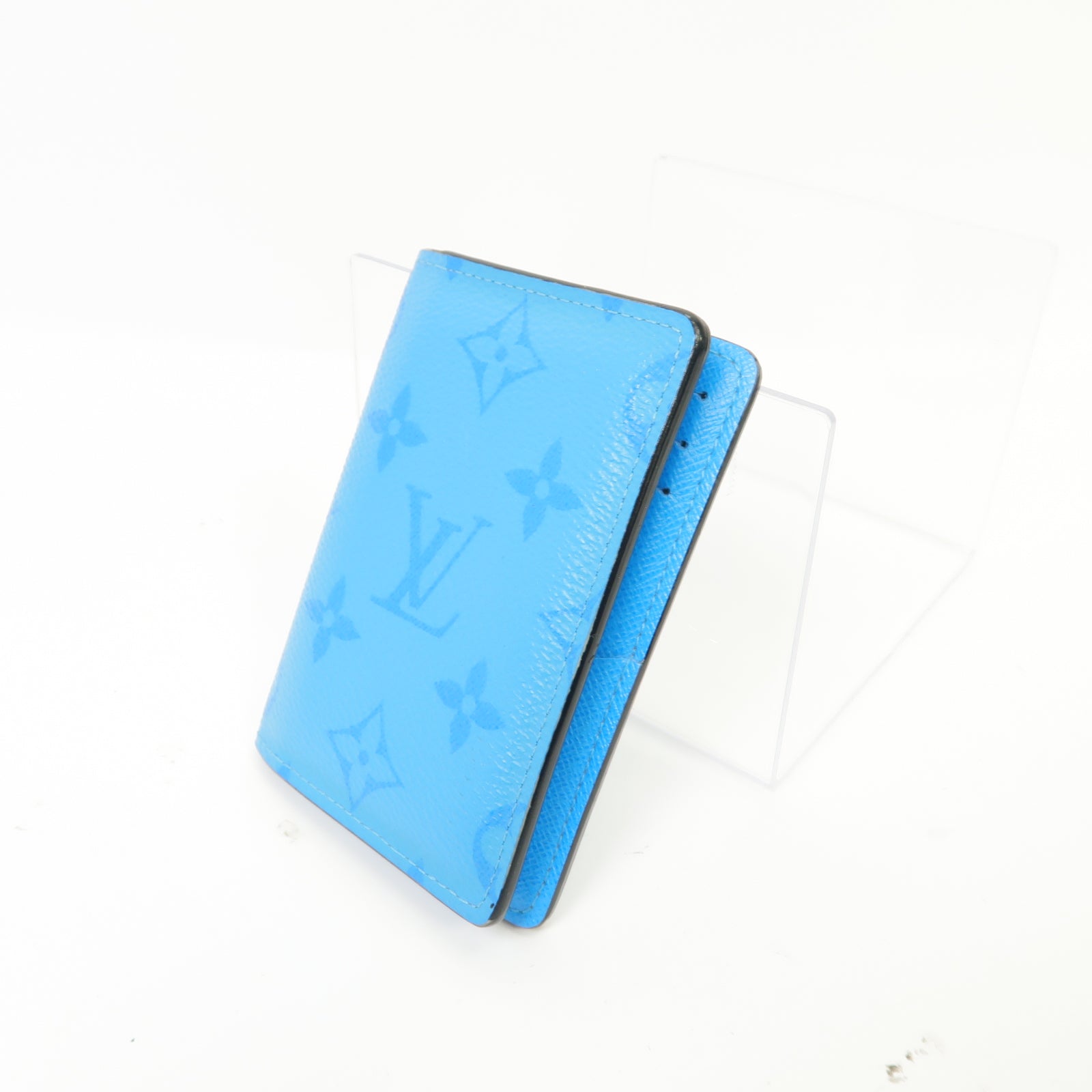LOUIS VUITTON Taigarama Card Case卡片套藍色
