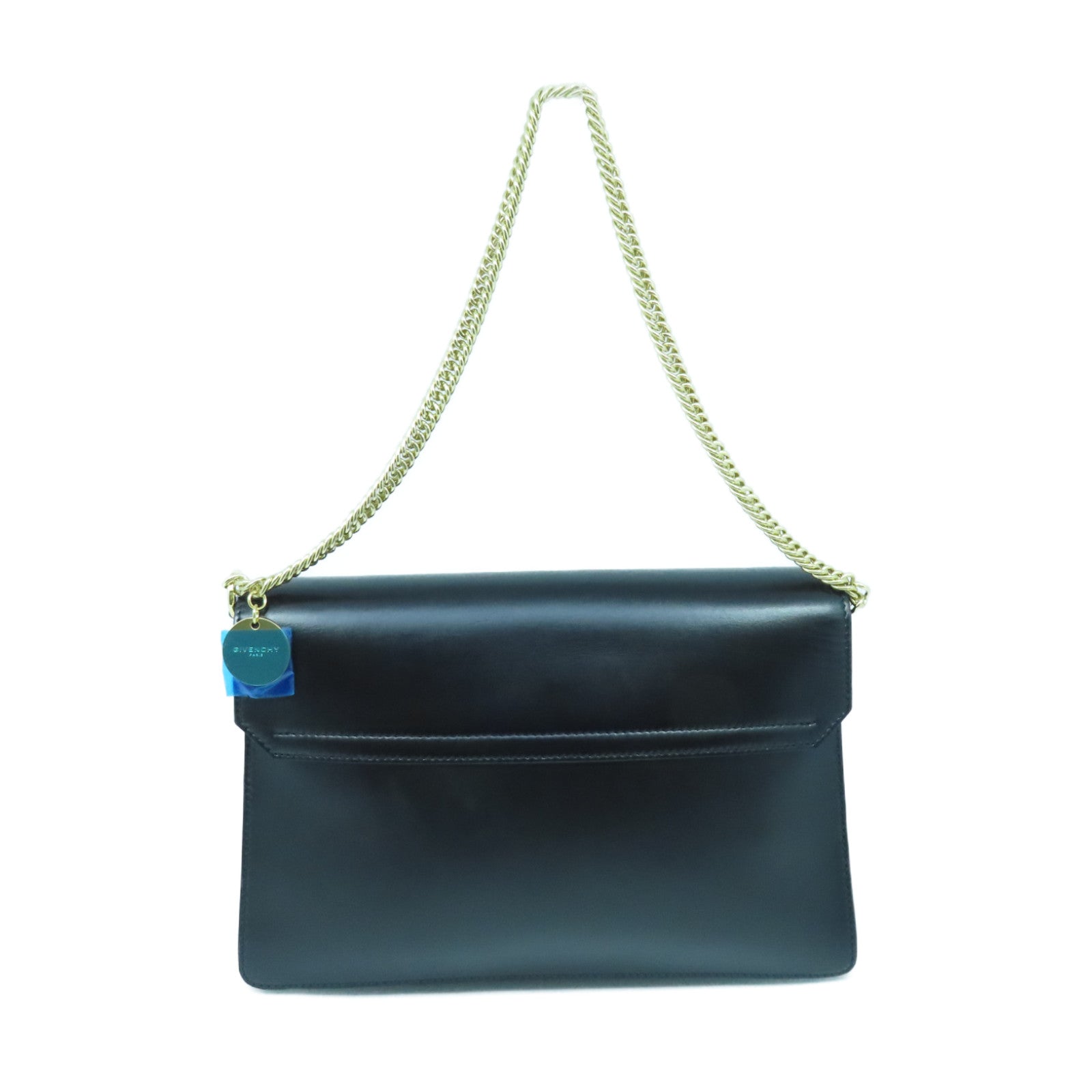 GIVENCHY 【激減優惠】牛皮皮革Chain Shoulder Bag金扣鏈帶肩背袋黑色