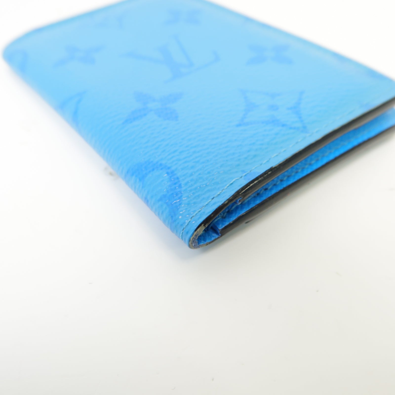 LOUIS VUITTON Taigarama Card Case卡片套藍色