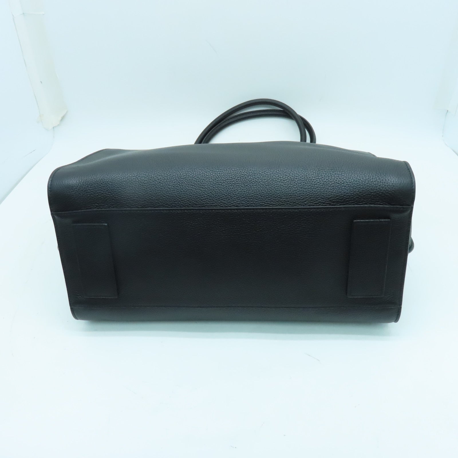 SAINT LAURENT 牛皮皮革Sac de Jour金扣手挽袋黑色