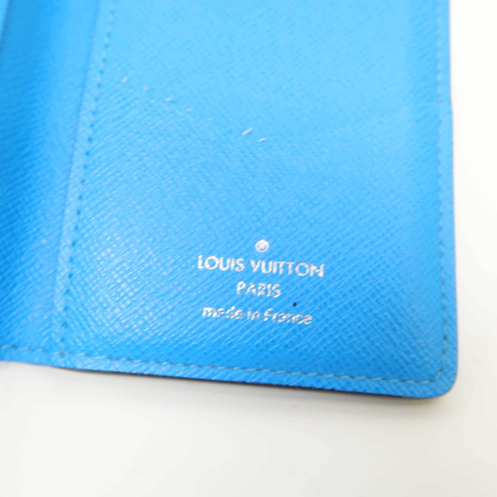 LOUIS VUITTON Taigarama Card Case卡片套藍色