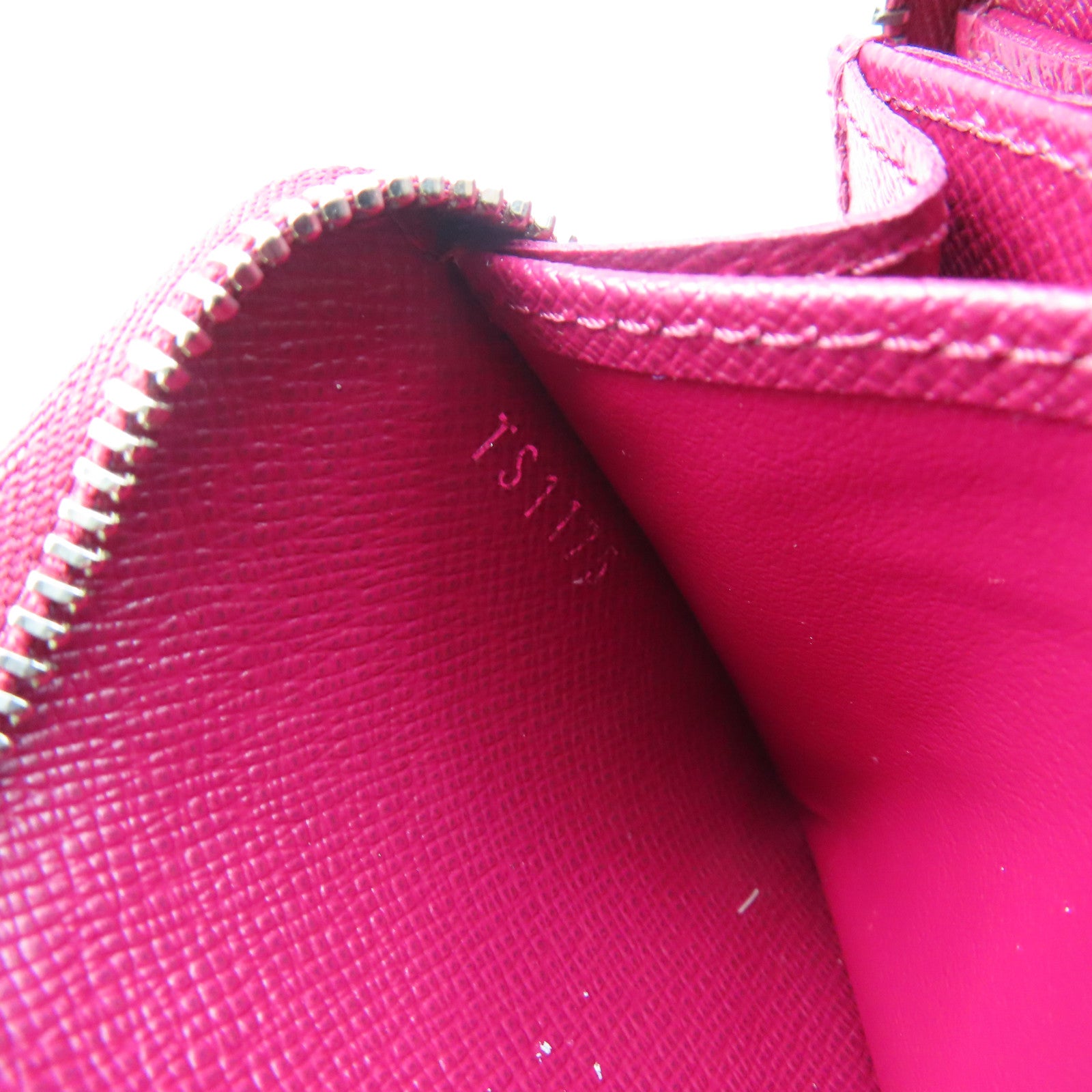 LOUIS VUITTON Epi皮革Zipper Wallet銀扣卡片包紅色