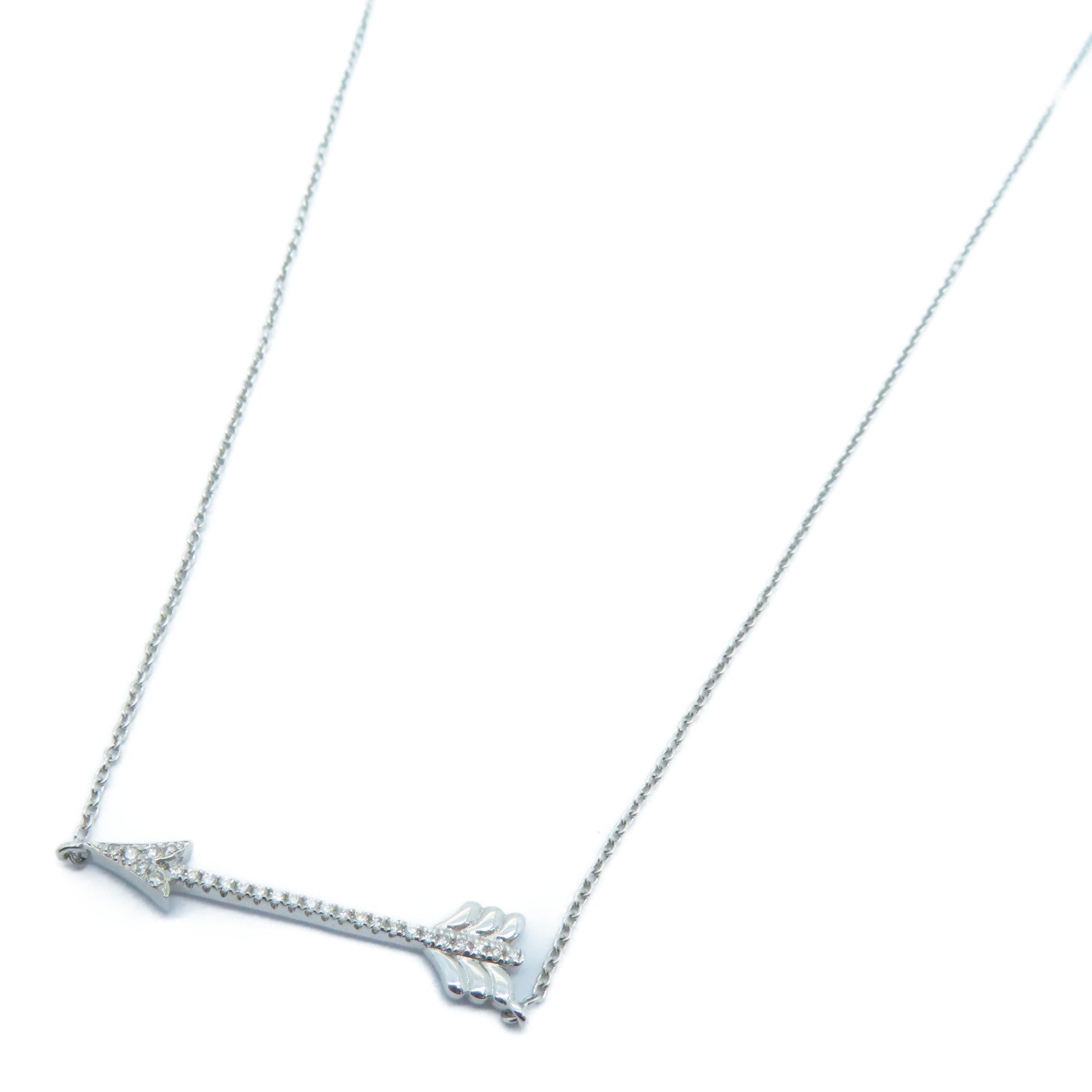 JEWELRY 【激减优惠】18K白金Diamond Necklace 0.06ct钻石颈链
