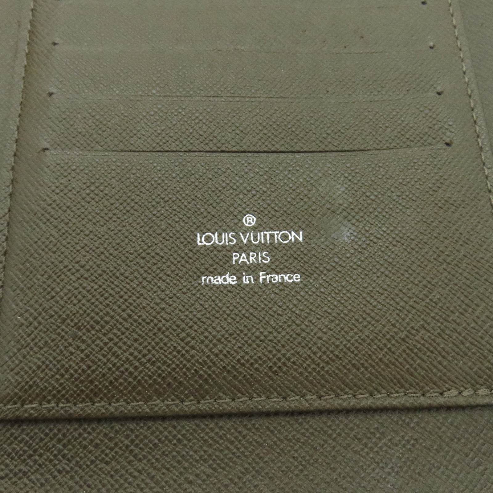 LOUIS VUITTON 【激減優惠】皮革Clutch Bag銀扣手拿包啡色