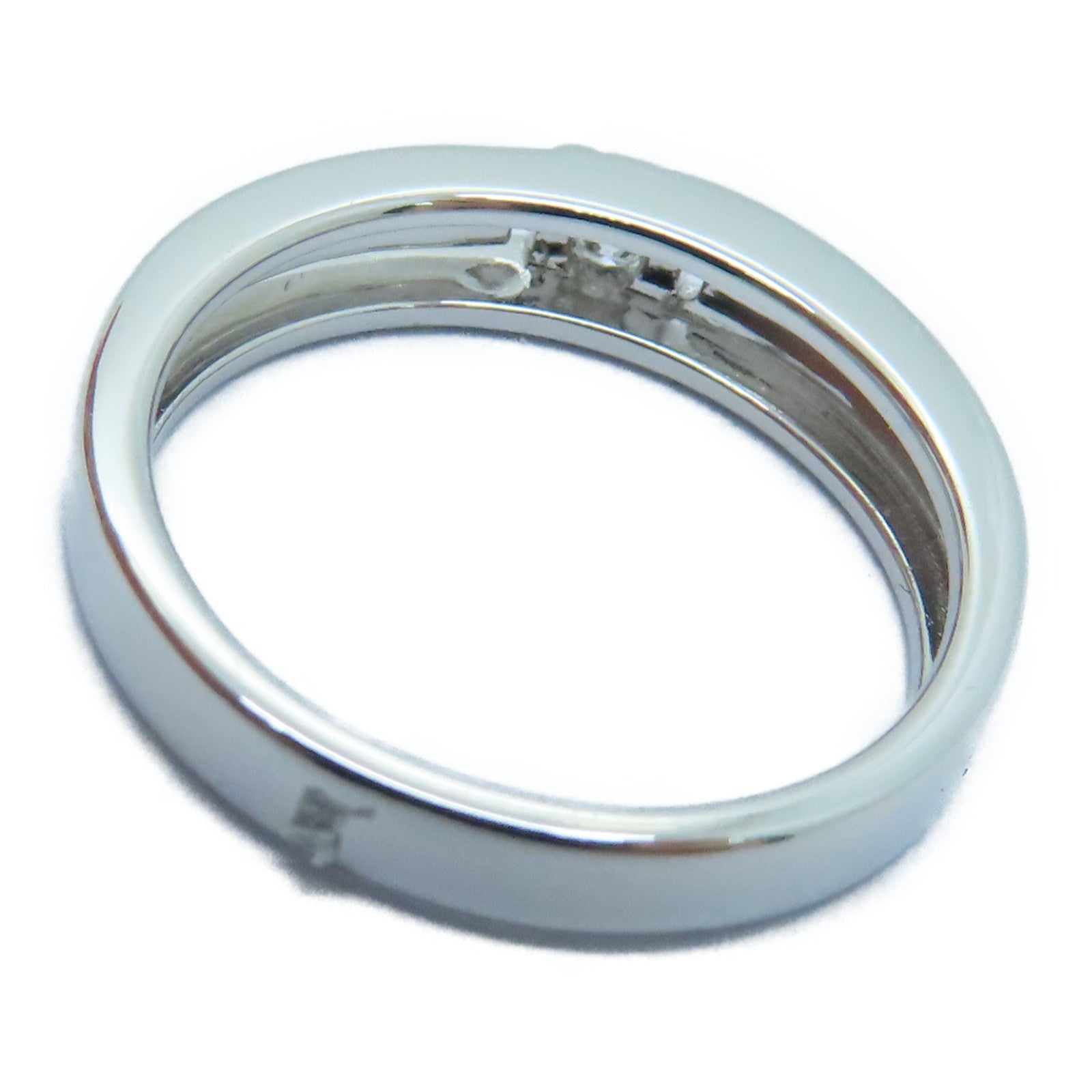 JEWELRY 18K白金/0.02ct鑽石Diamond Ring戒指US#4.5