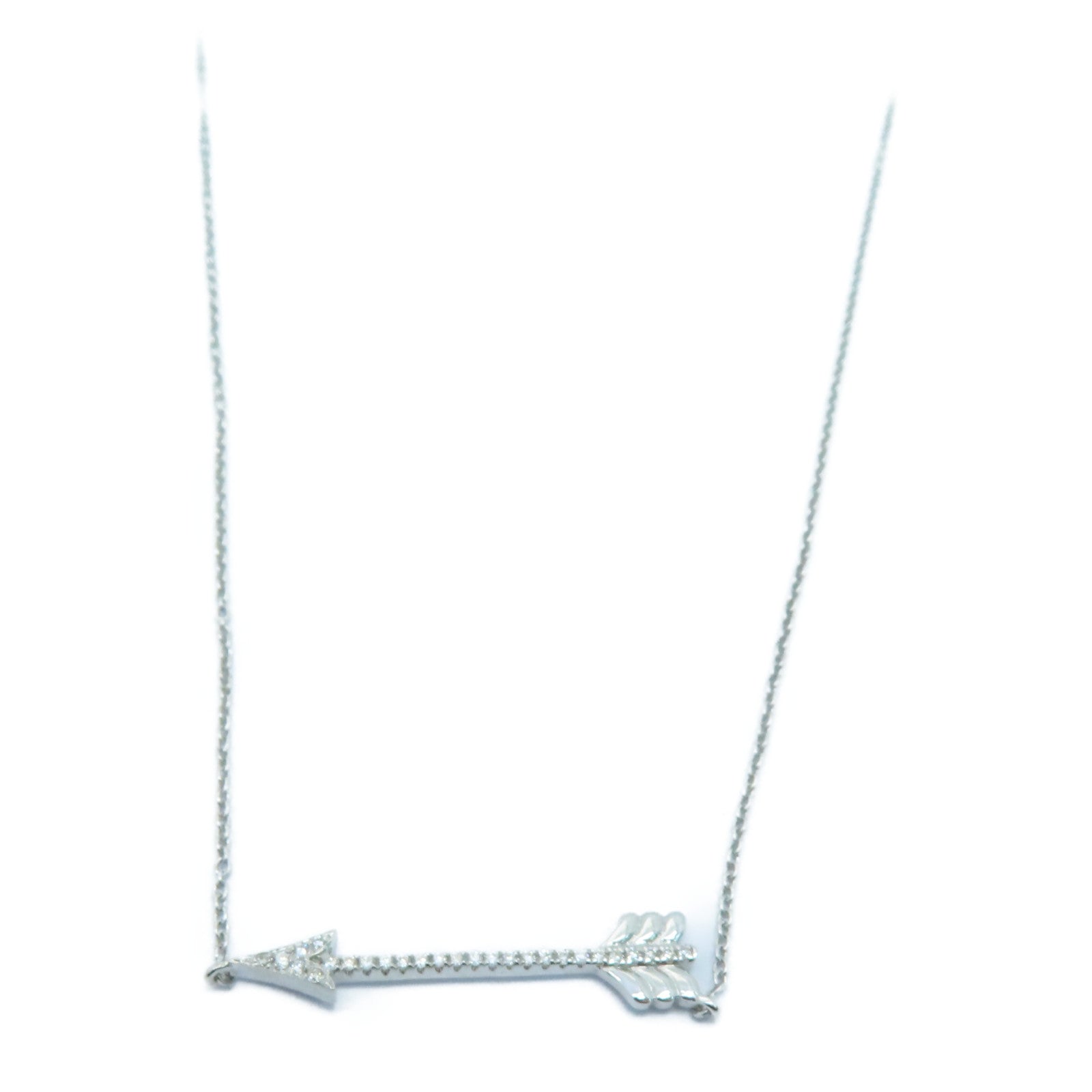 JEWELRY 【激减优惠】18K白金Diamond Necklace 0.06ct钻石颈链