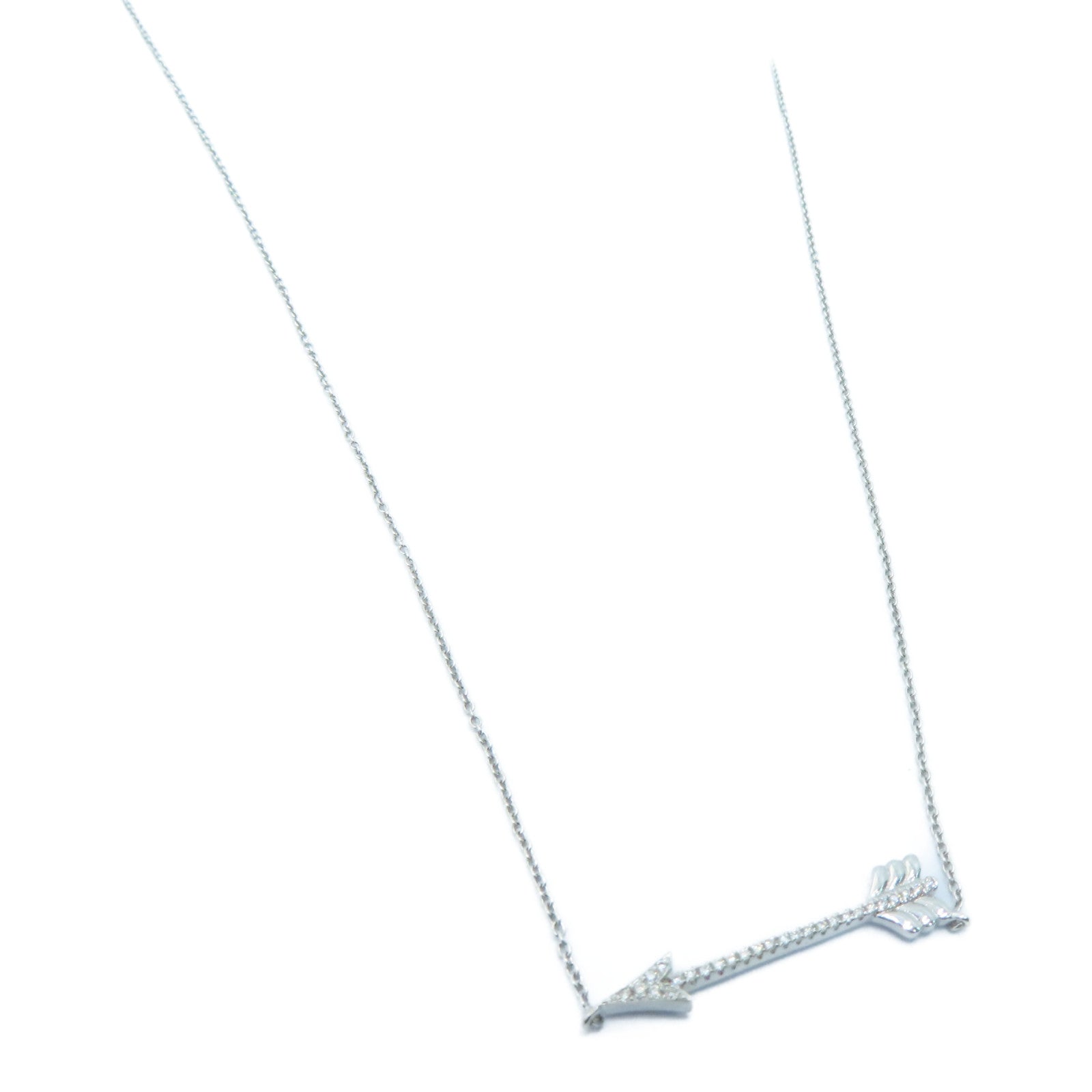 JEWELRY 【激减优惠】18K白金Diamond Necklace 0.06ct钻石颈链
