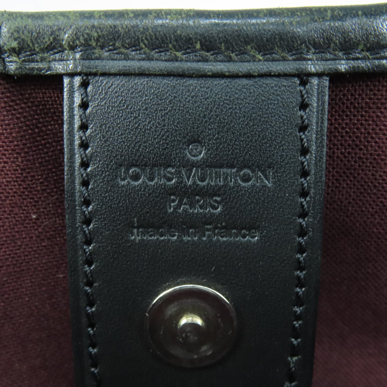 LOUIS VUITTON Monogram Macassar Davis銀扣手挽肩背兩用袋啡色