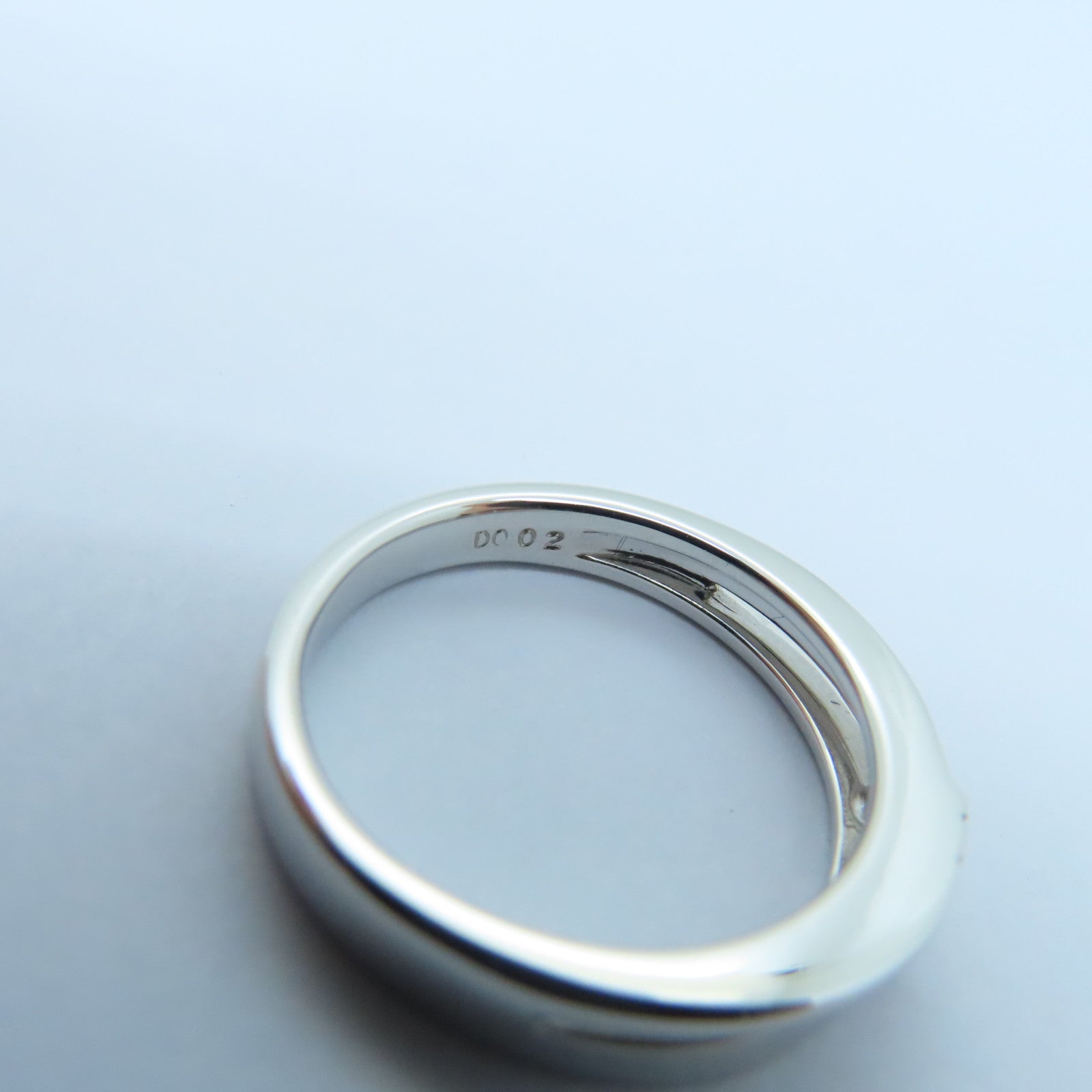 JEWELRY 18K白金/0.02ct鑽石Diamond Ring戒指US#4.5