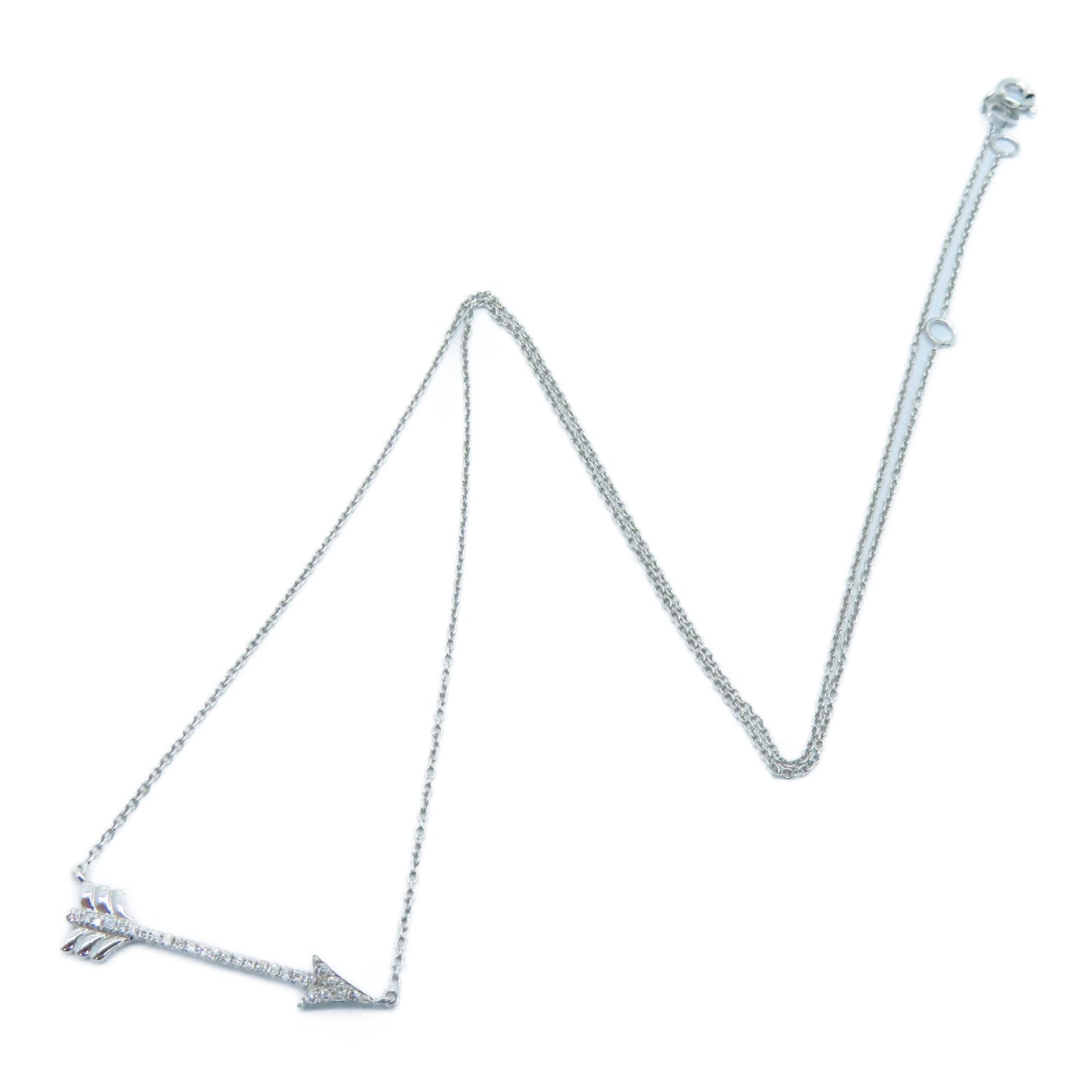 JEWELRY 【激减优惠】18K白金Diamond Necklace 0.06ct钻石颈链