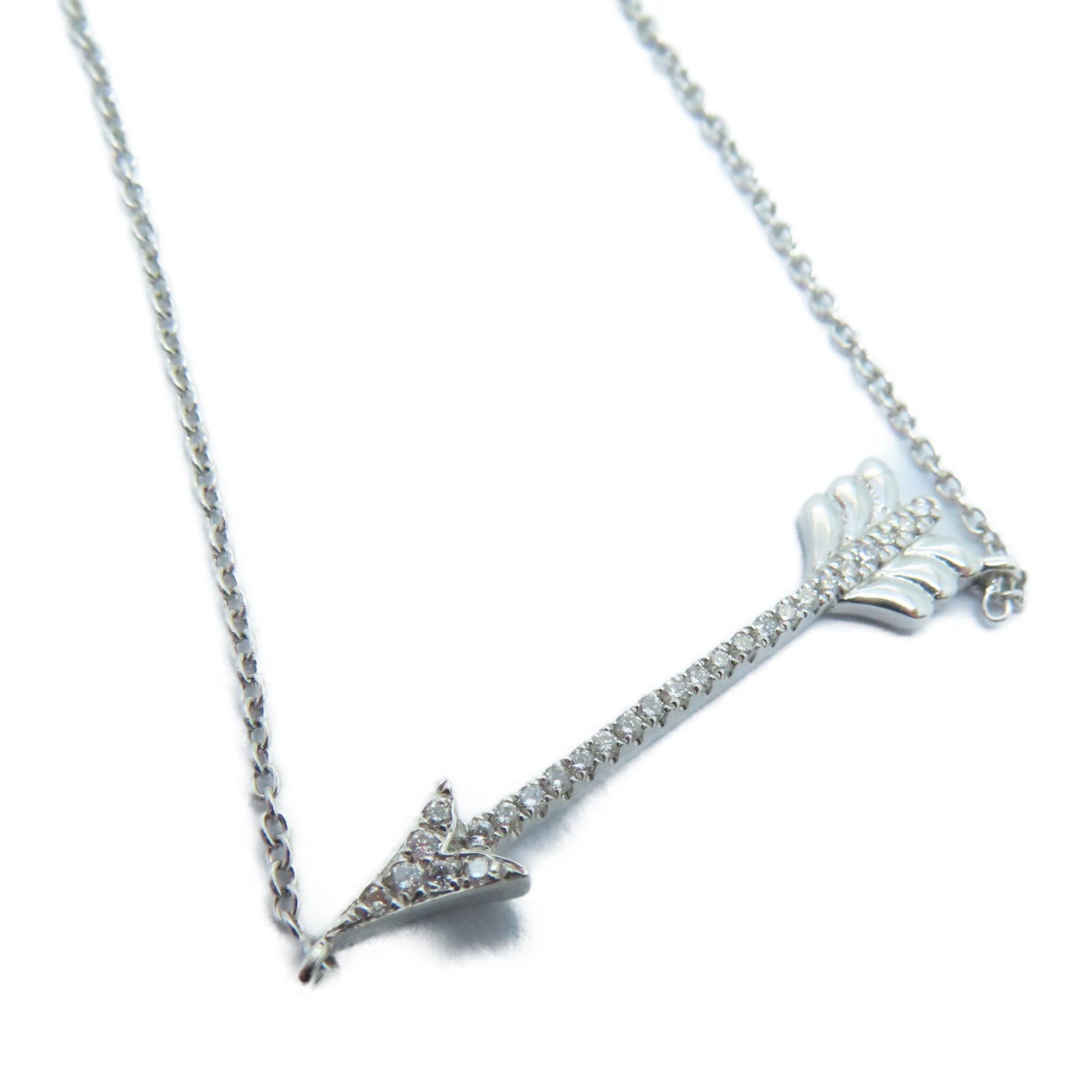 JEWELRY 【激减优惠】18K白金Diamond Necklace 0.06ct钻石颈链