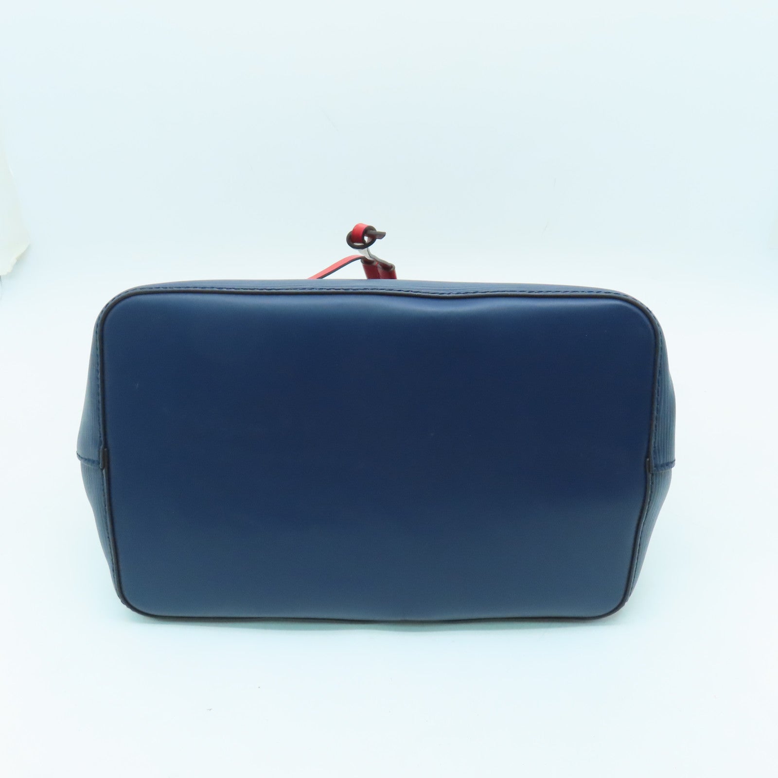 LOUIS VUITTON Epi Neo Noe MM銀扣手挽肩背兩用袋紅色/藍色
