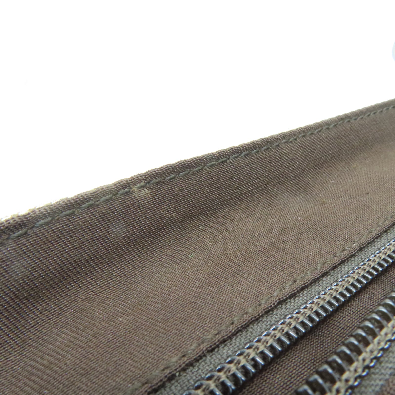 GUCCI 帆布Shoulder Bag銀扣肩背袋啡色