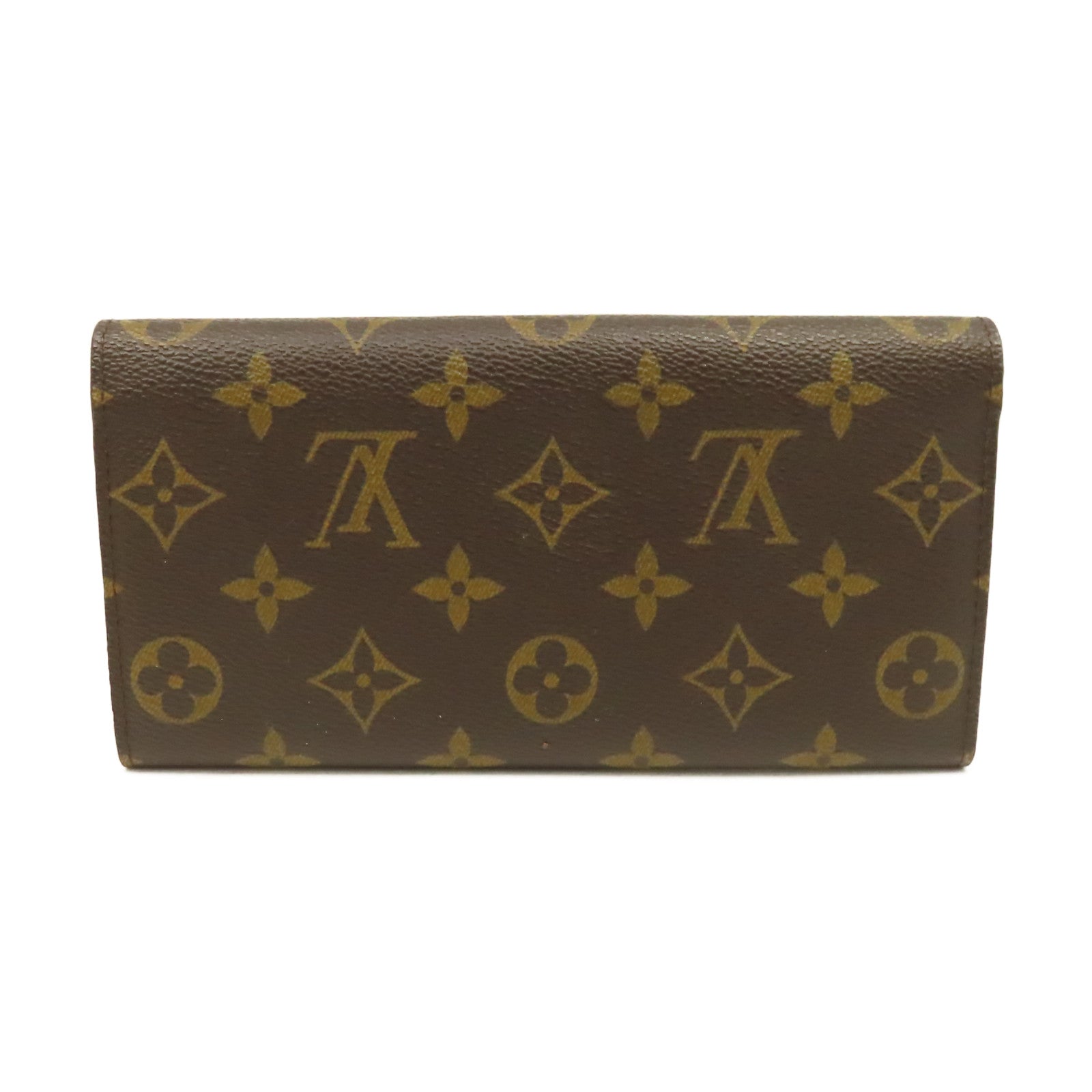LOUIS VUITTON Monogram Emilie Long Wallet長錢包啡色/藍色