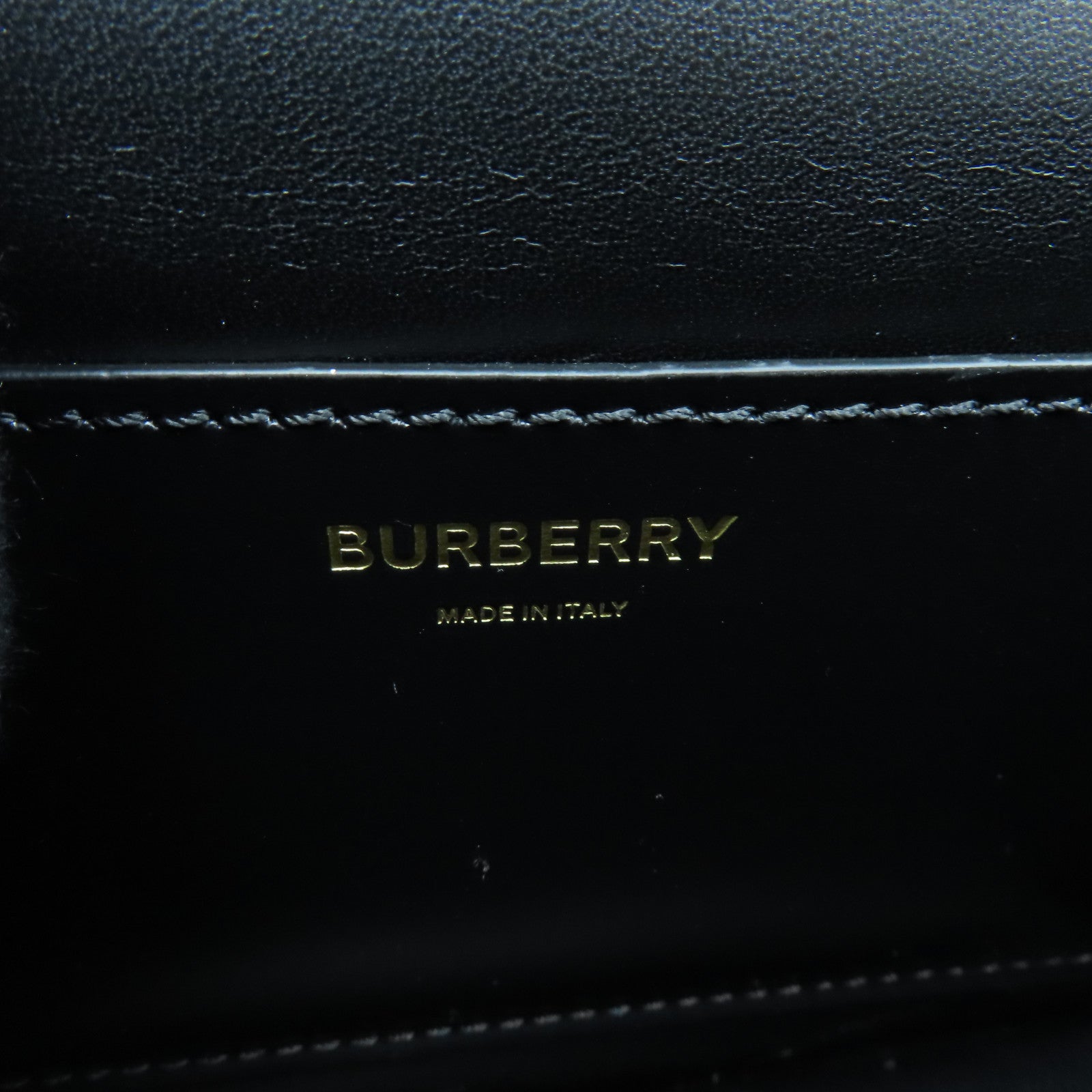 BURBERRY 牛皮皮革Belt Bag金扣腰包黑色