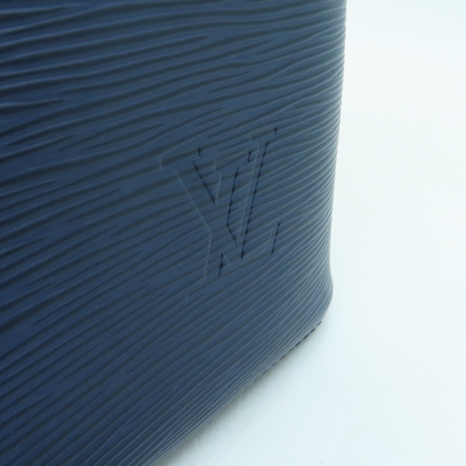 LOUIS VUITTON Epi Neo Noe MM銀扣手挽肩背兩用袋紅色/藍色