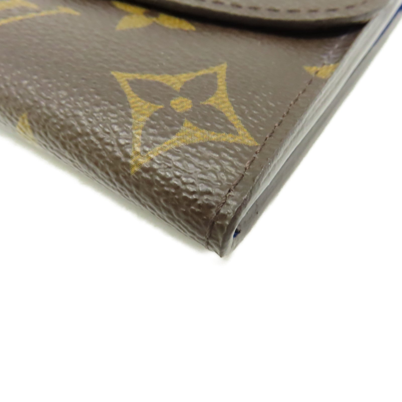 LOUIS VUITTON Monogram Emilie Long Wallet長錢包啡色/藍色