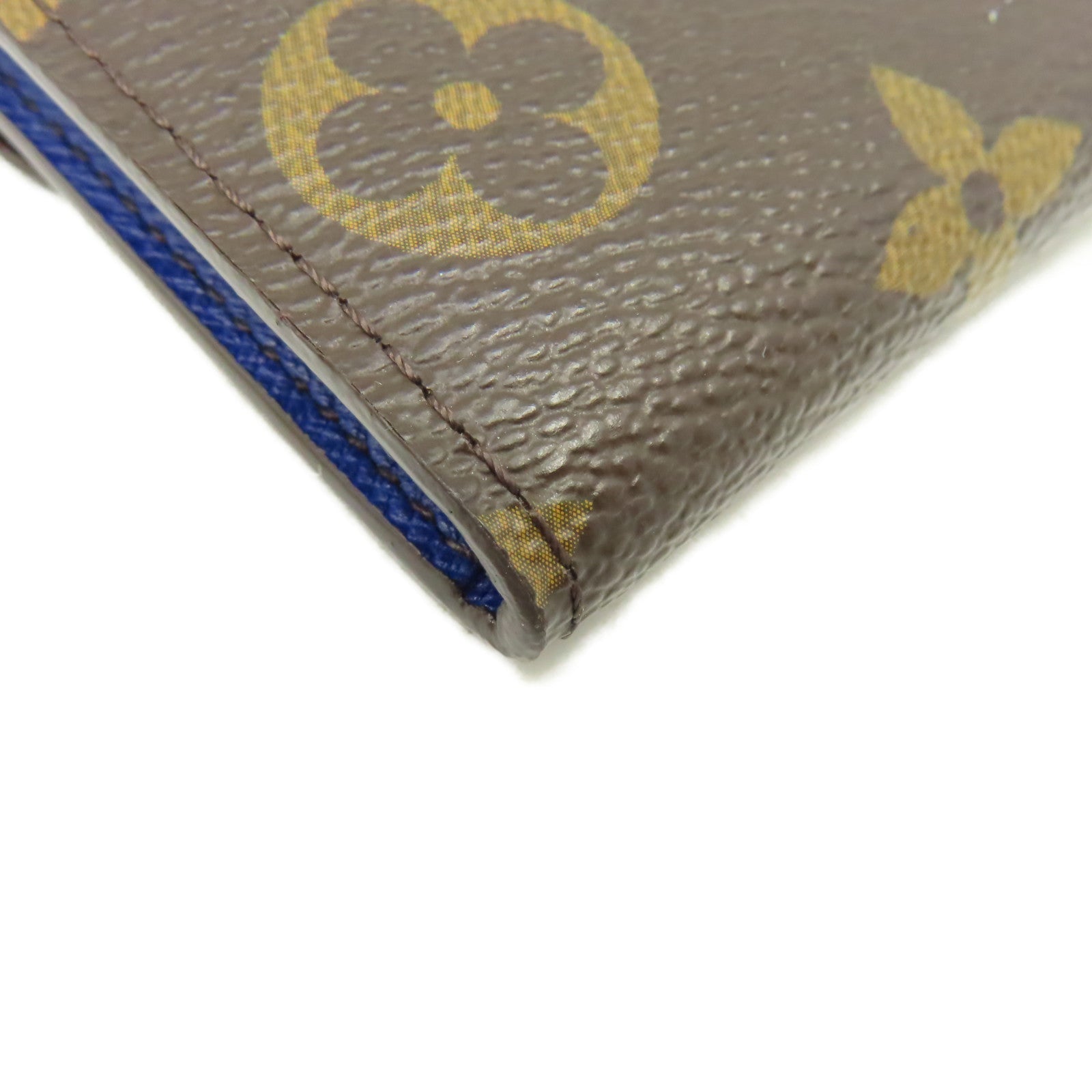 LOUIS VUITTON Monogram Emilie Long Wallet長錢包啡色/藍色
