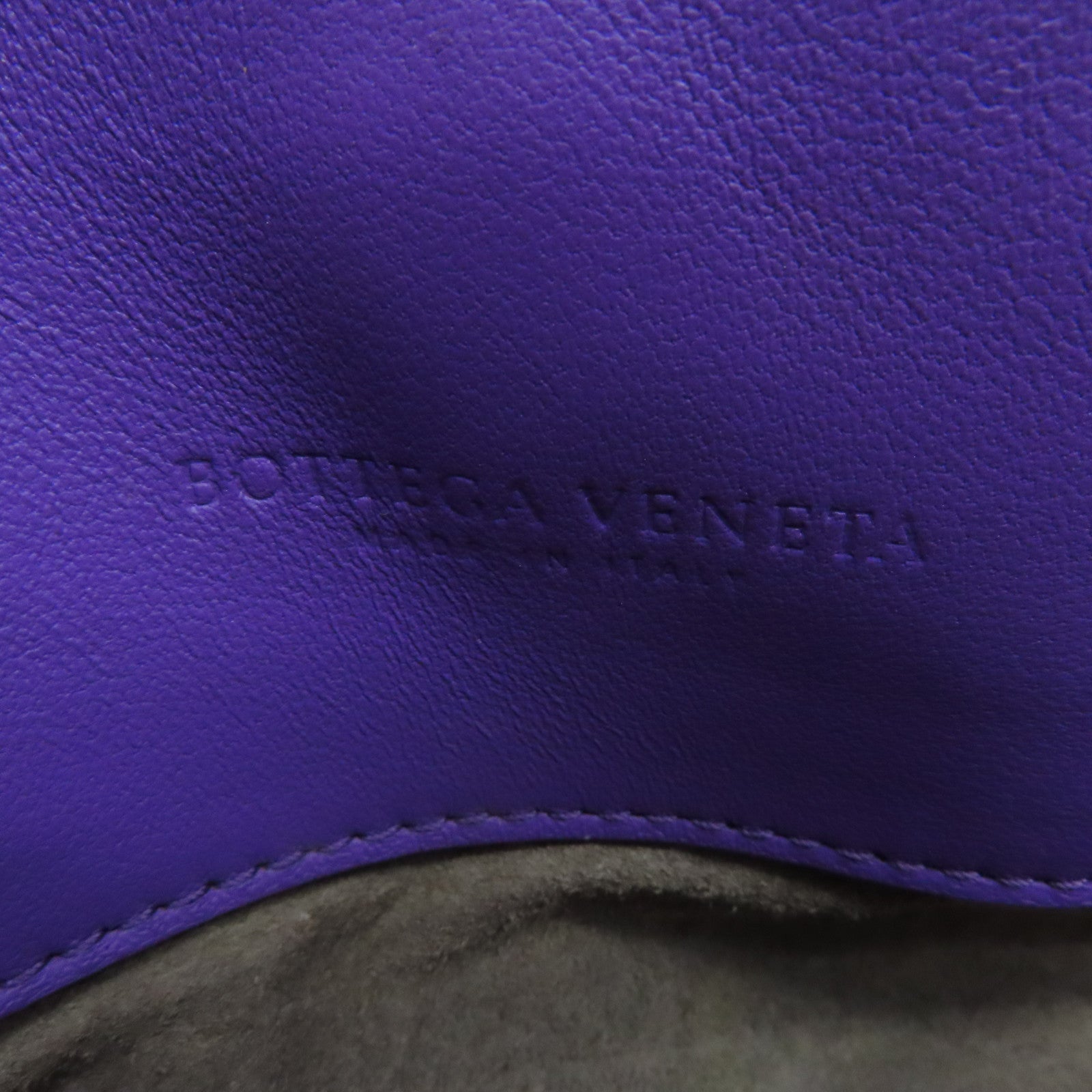 BOTTEGA VENETA 織紋皮革2Way Shoulder Bag手挽肩背兩用袋紫色
