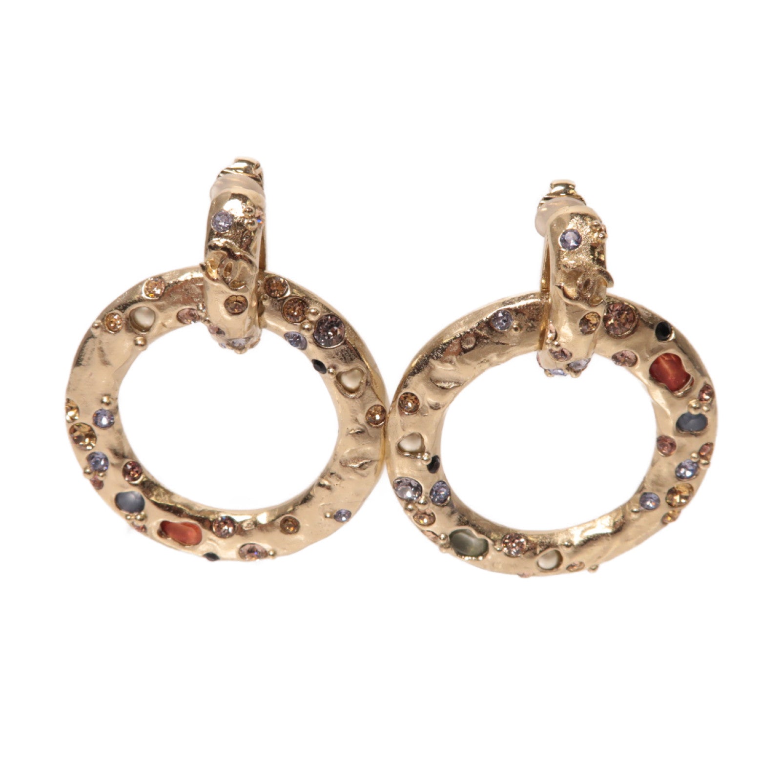 CHANEL 金屬Earrings耳環金色