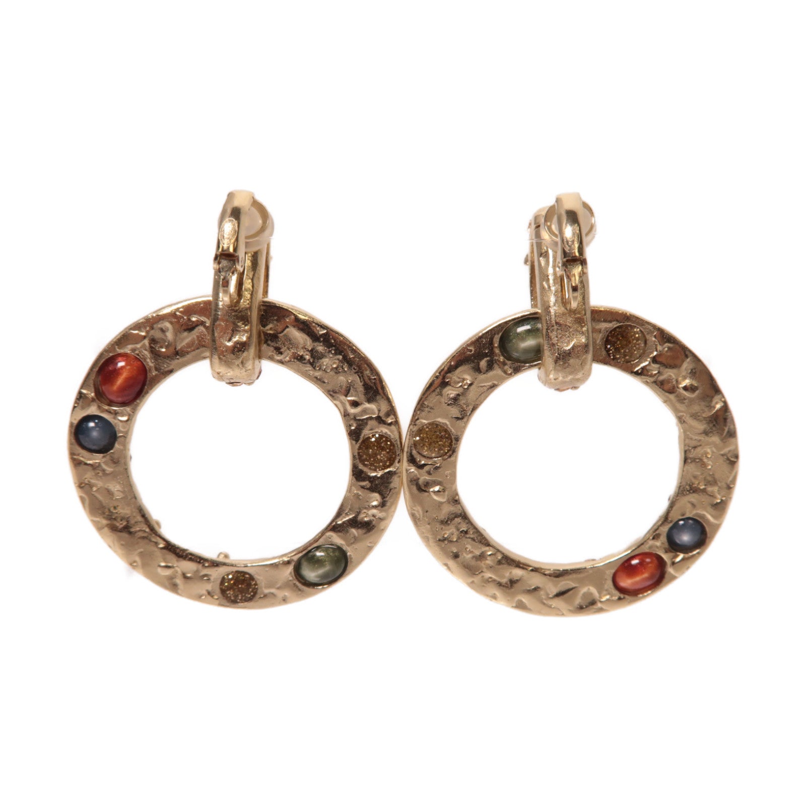 CHANEL 金屬Earrings耳環金色