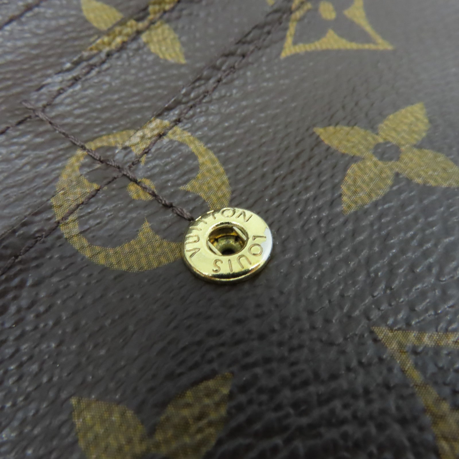 LOUIS VUITTON Monogram Emilie Long Wallet長錢包啡色/藍色