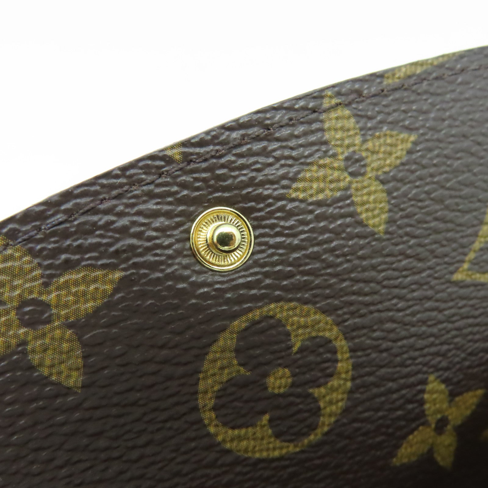 LOUIS VUITTON Monogram Emilie Long Wallet長錢包啡色/藍色