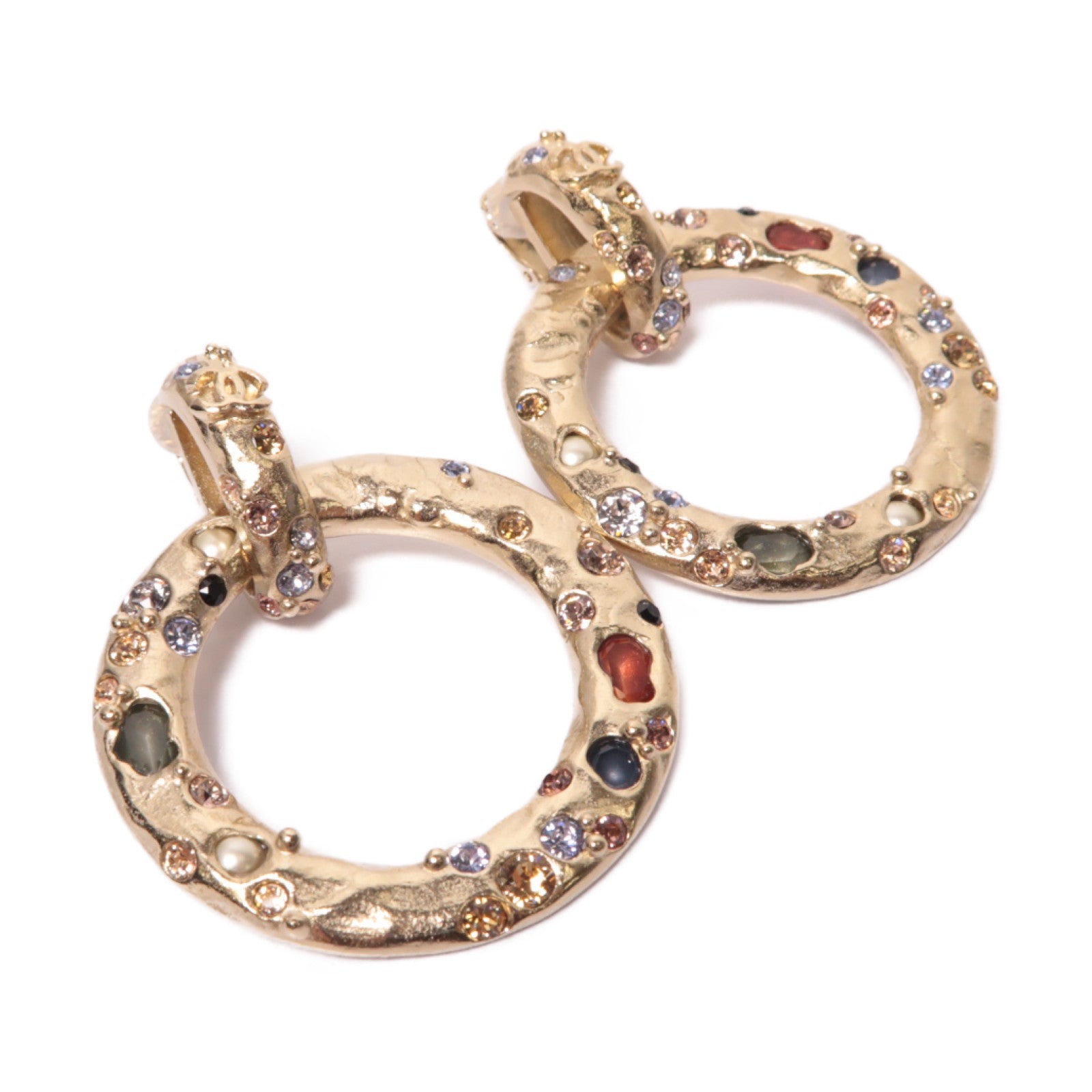 CHANEL 金屬Earrings耳環金色