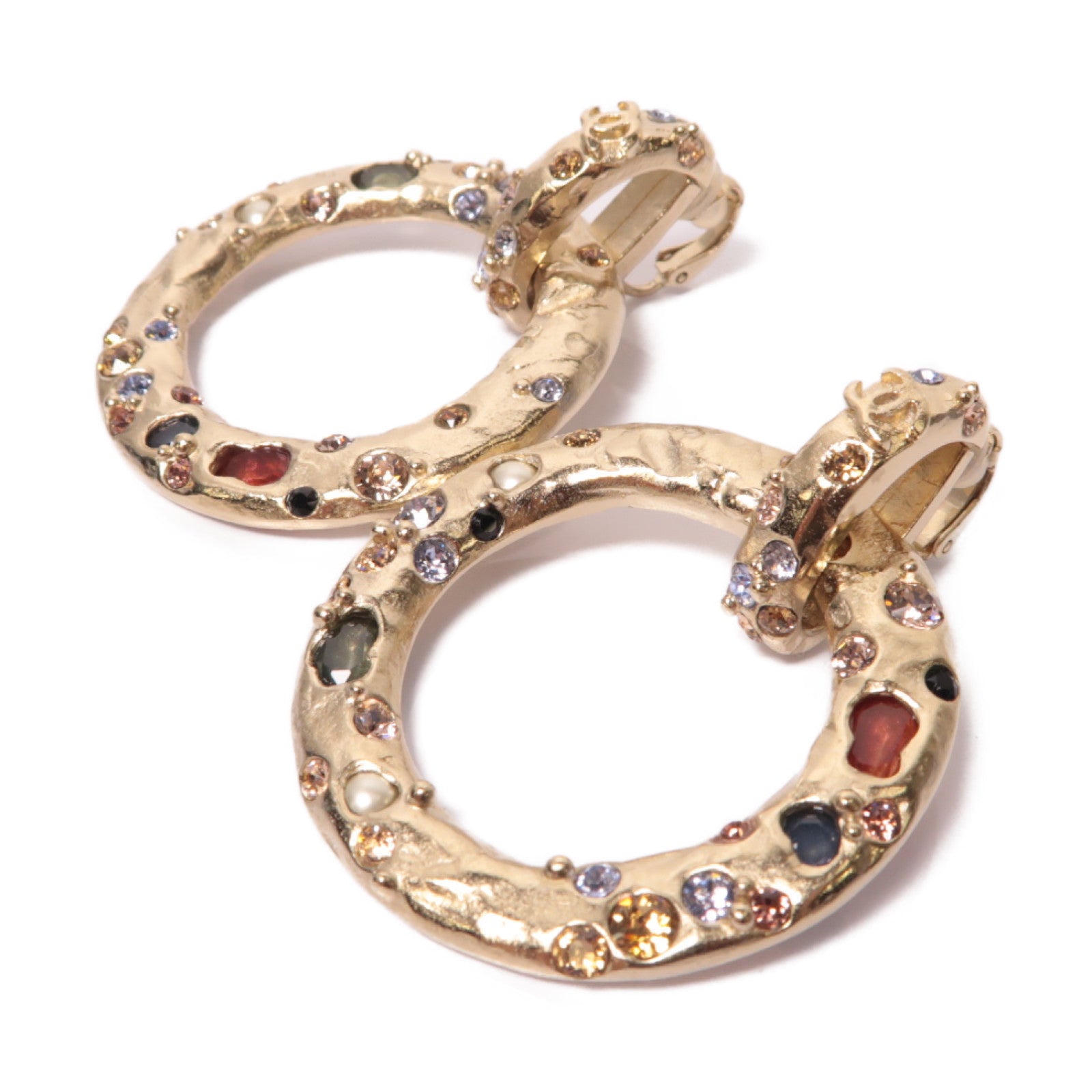 CHANEL 金屬Earrings耳環金色