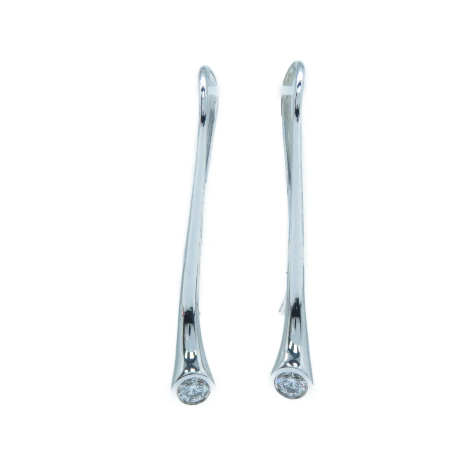 JEWELRY 18K白金Diamond Earrings鑽石耳環