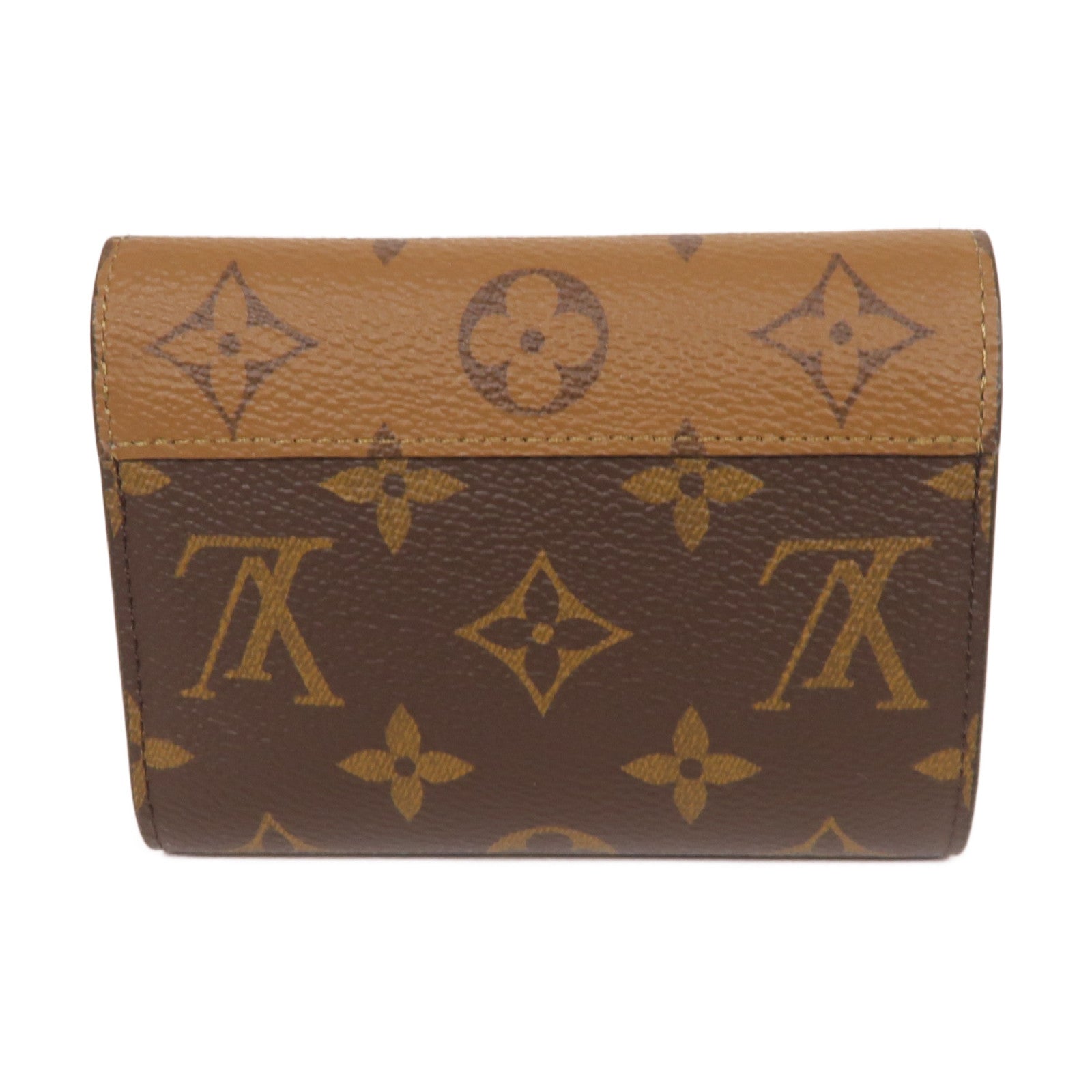 LOUIS VUITTON Monogram Victorine Wallet金扣錢包啡色