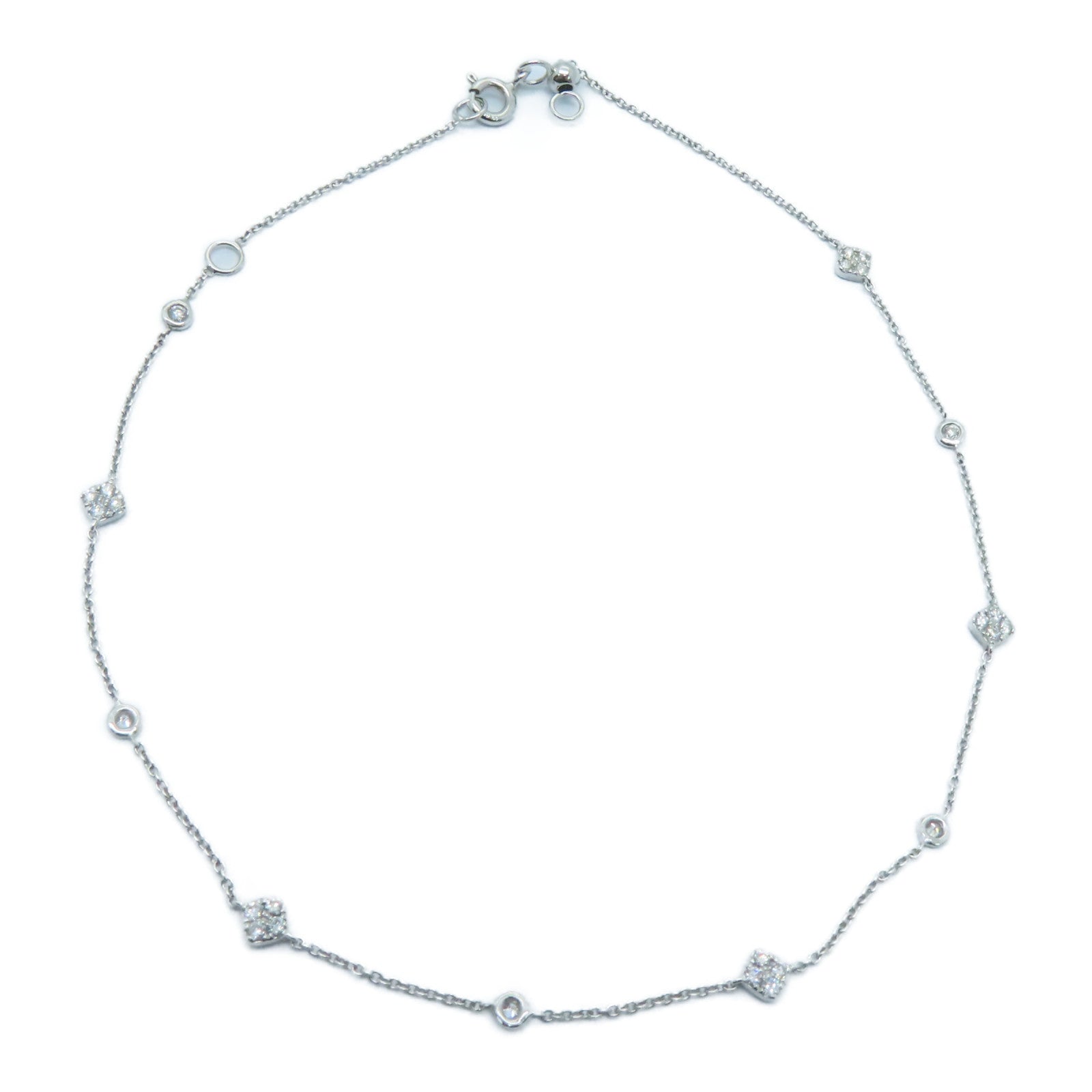 JEWELRY 【激减优惠】18K白金Diamond Bracelet钻石手链