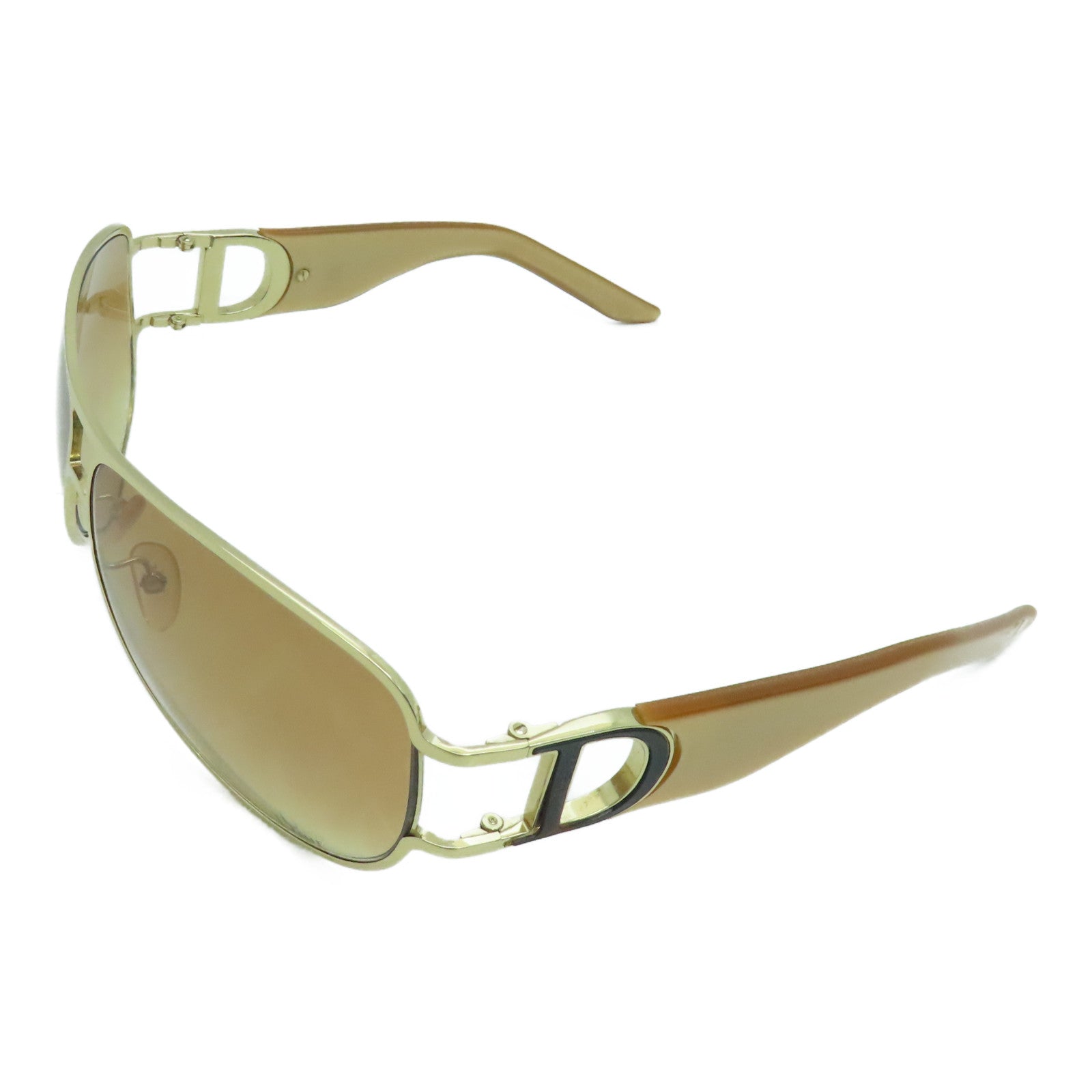 Dior PVC/金屬Sunglasses太陽眼鏡啡色