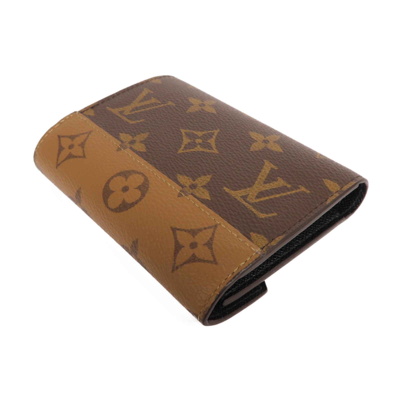 LOUIS VUITTON Monogram Victorine Wallet金扣錢包啡色