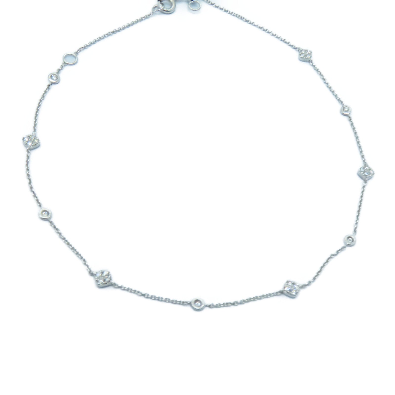 JEWELRY 【激减优惠】18K白金Diamond Bracelet钻石手链