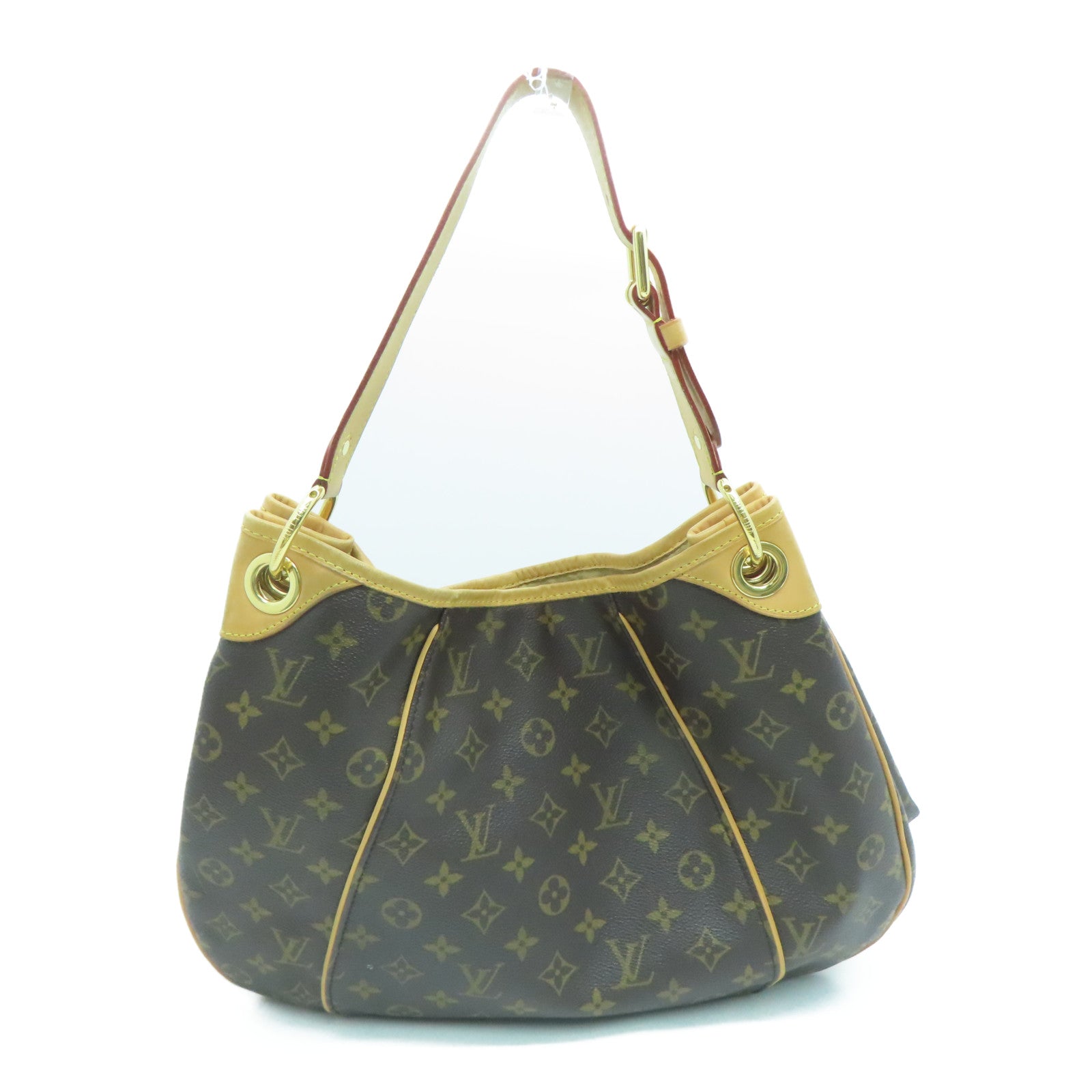 LOUIS VUITTON Monogram Galliera PM金扣手挽袋/肩背袋啡色
