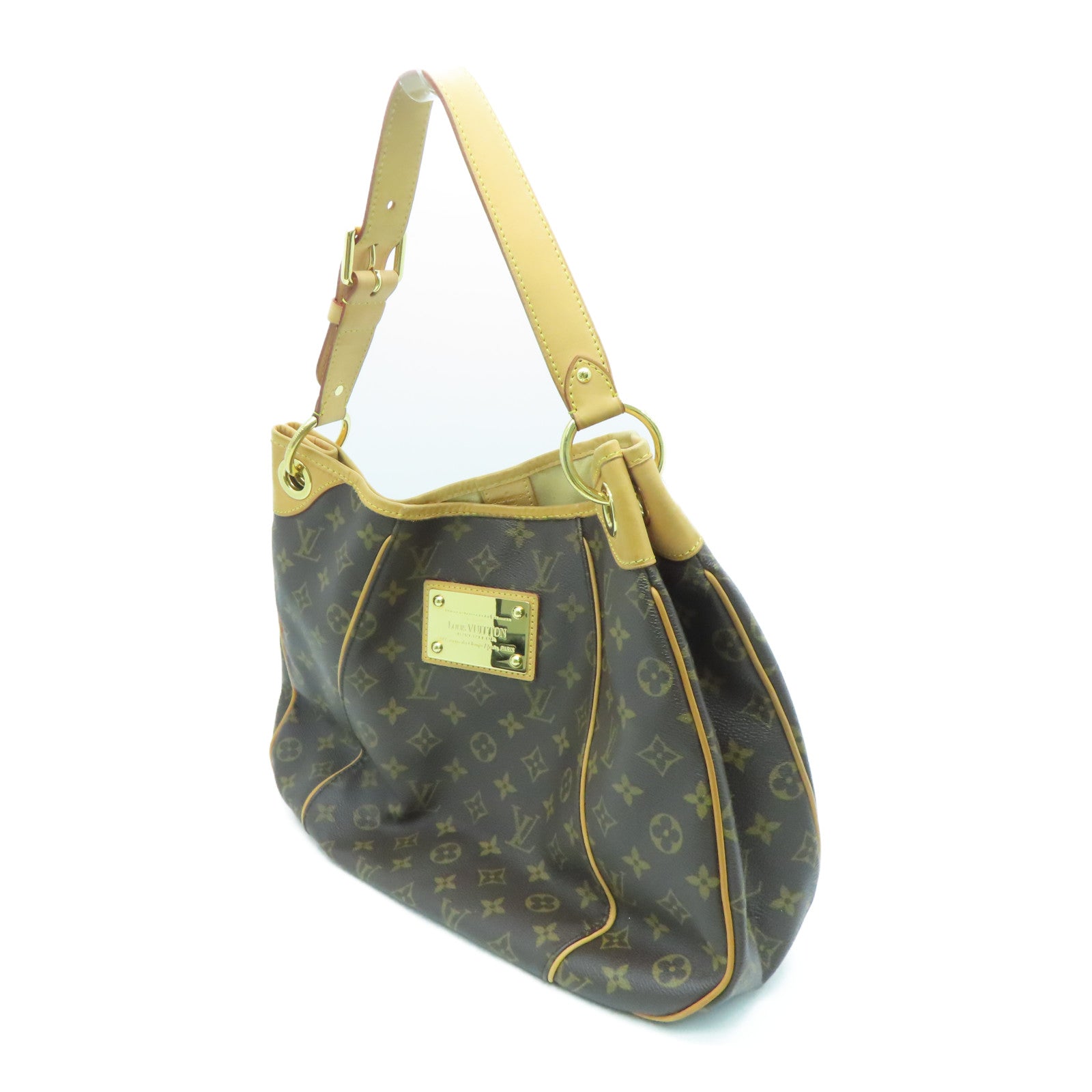 LOUIS VUITTON Monogram Galliera PM金扣手挽袋/肩背袋啡色