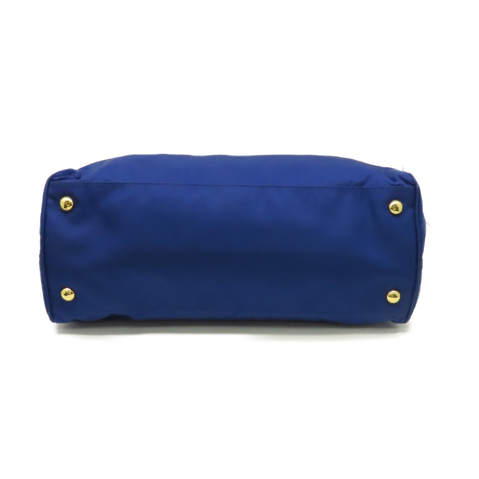PRADA 尼龍2Way Shoulder Bag金扣手挽肩背兩用袋藍色