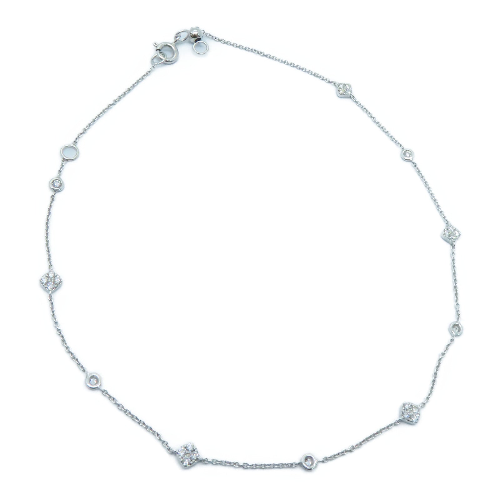JEWELRY 【激减优惠】18K白金Diamond Bracelet钻石手链