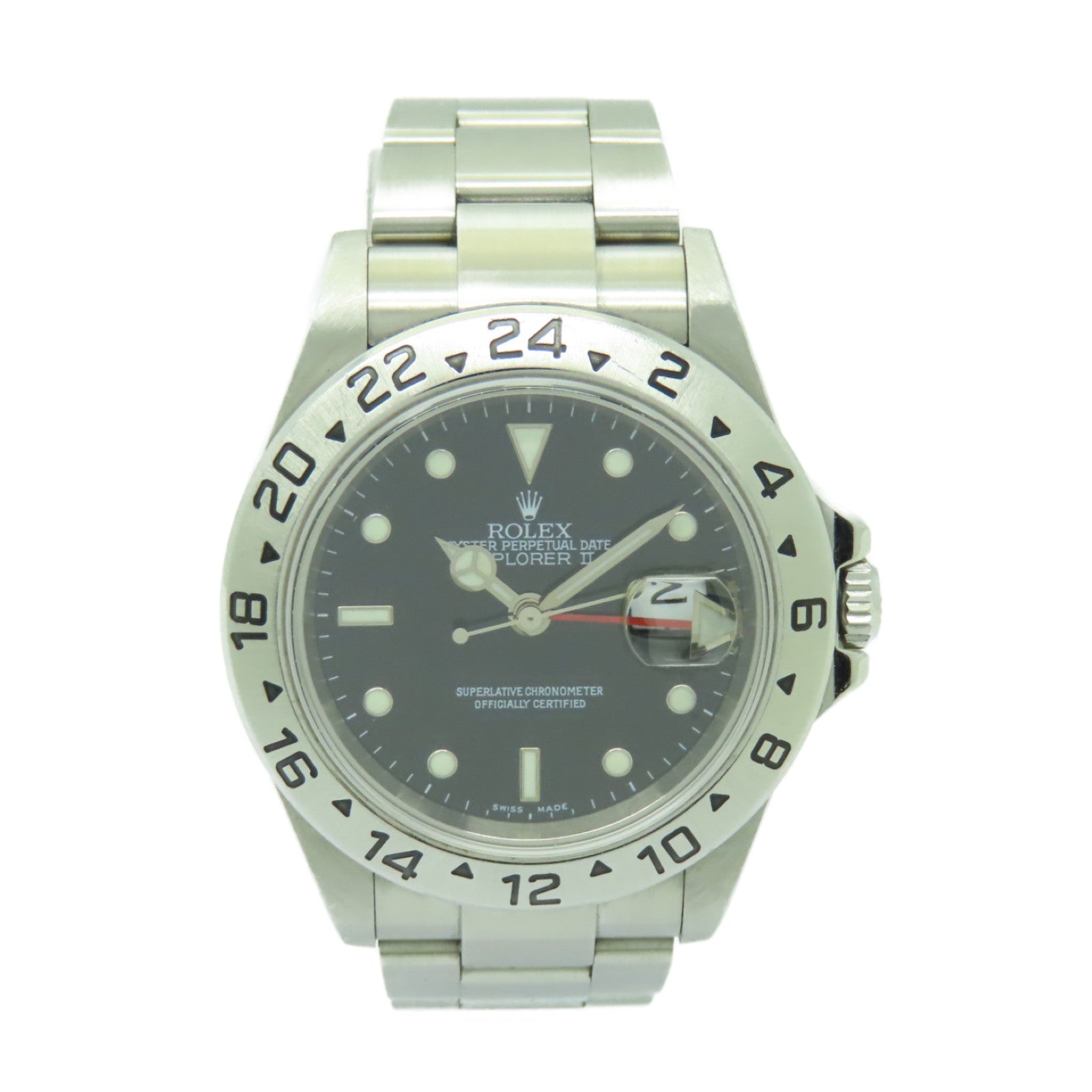 ROLEX 【激減優惠】Explorer II不鏽鋼手錶自動機芯黑色