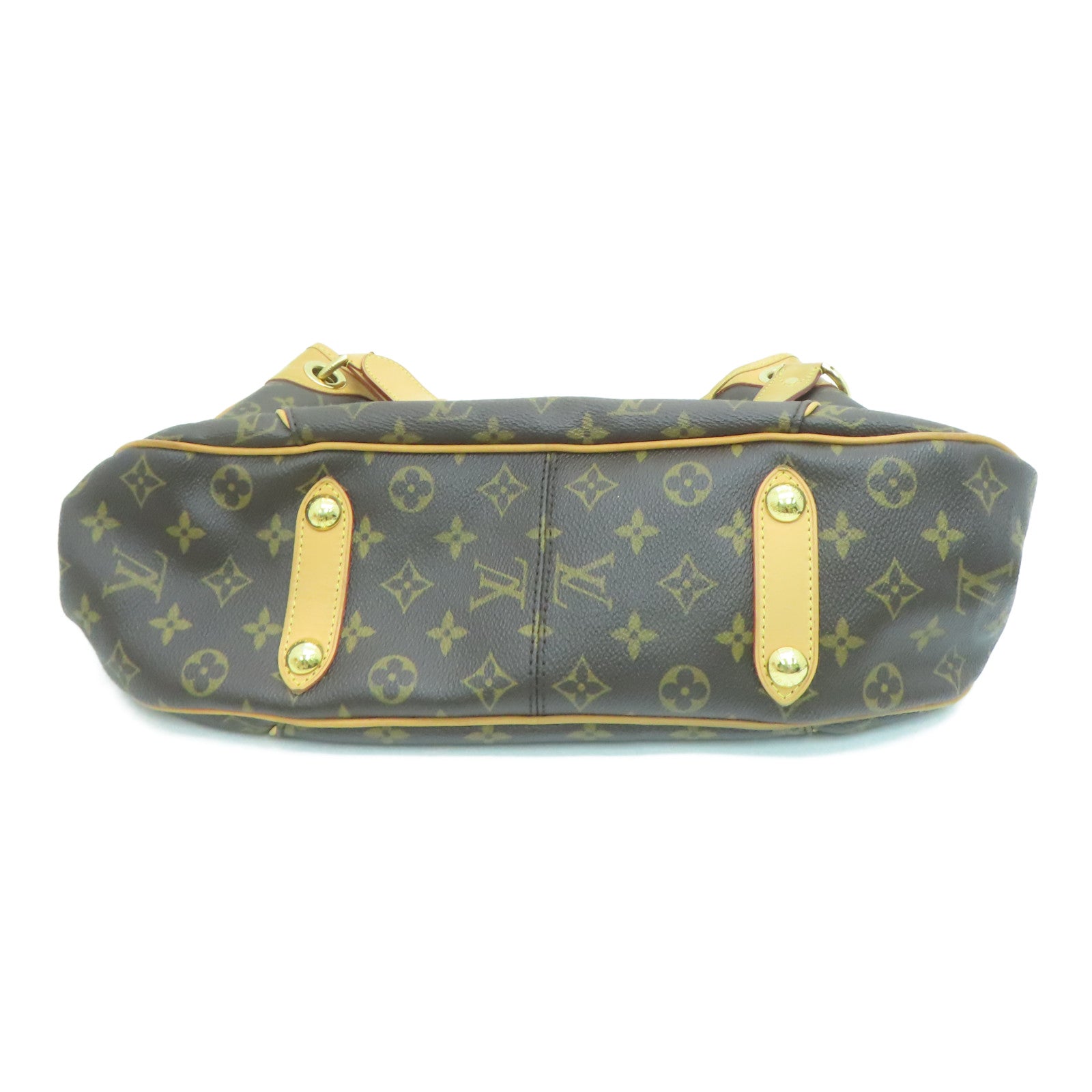 LOUIS VUITTON Monogram Galliera PM金扣手挽袋/肩背袋啡色