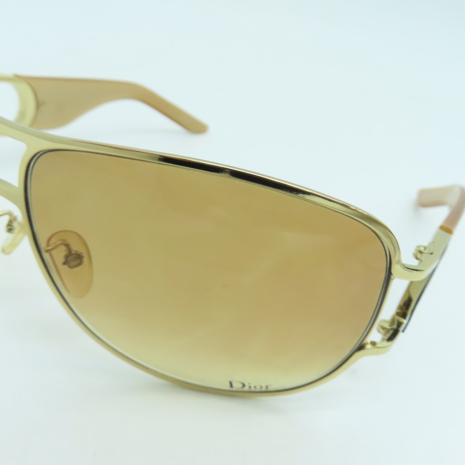 Dior PVC/金屬Sunglasses太陽眼鏡啡色