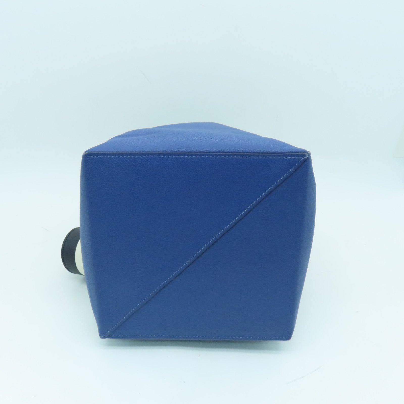 HERMES Evercolor皮革Licol银扣肩背袋Bleu Brighton蓝色