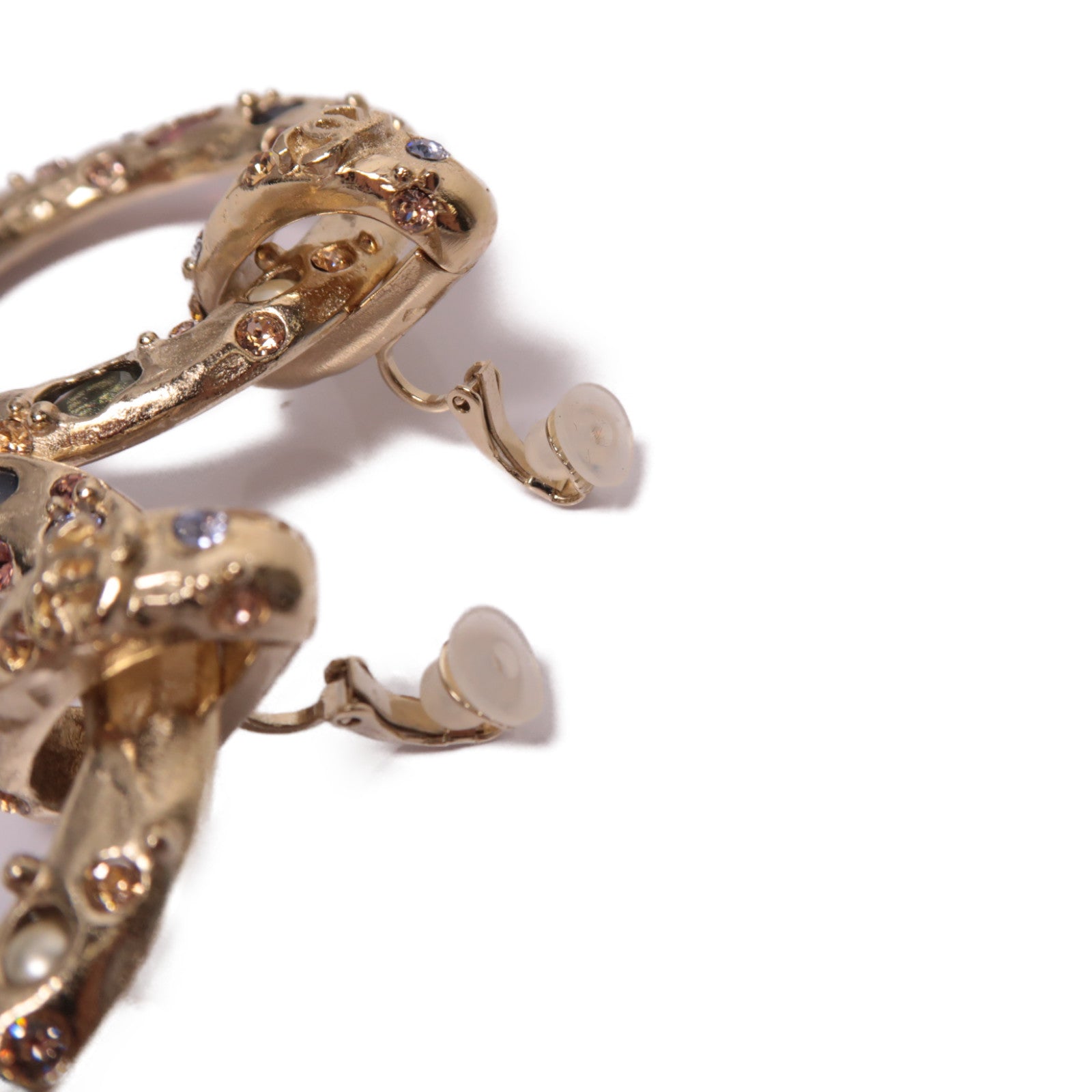 CHANEL 金屬Earrings耳環金色