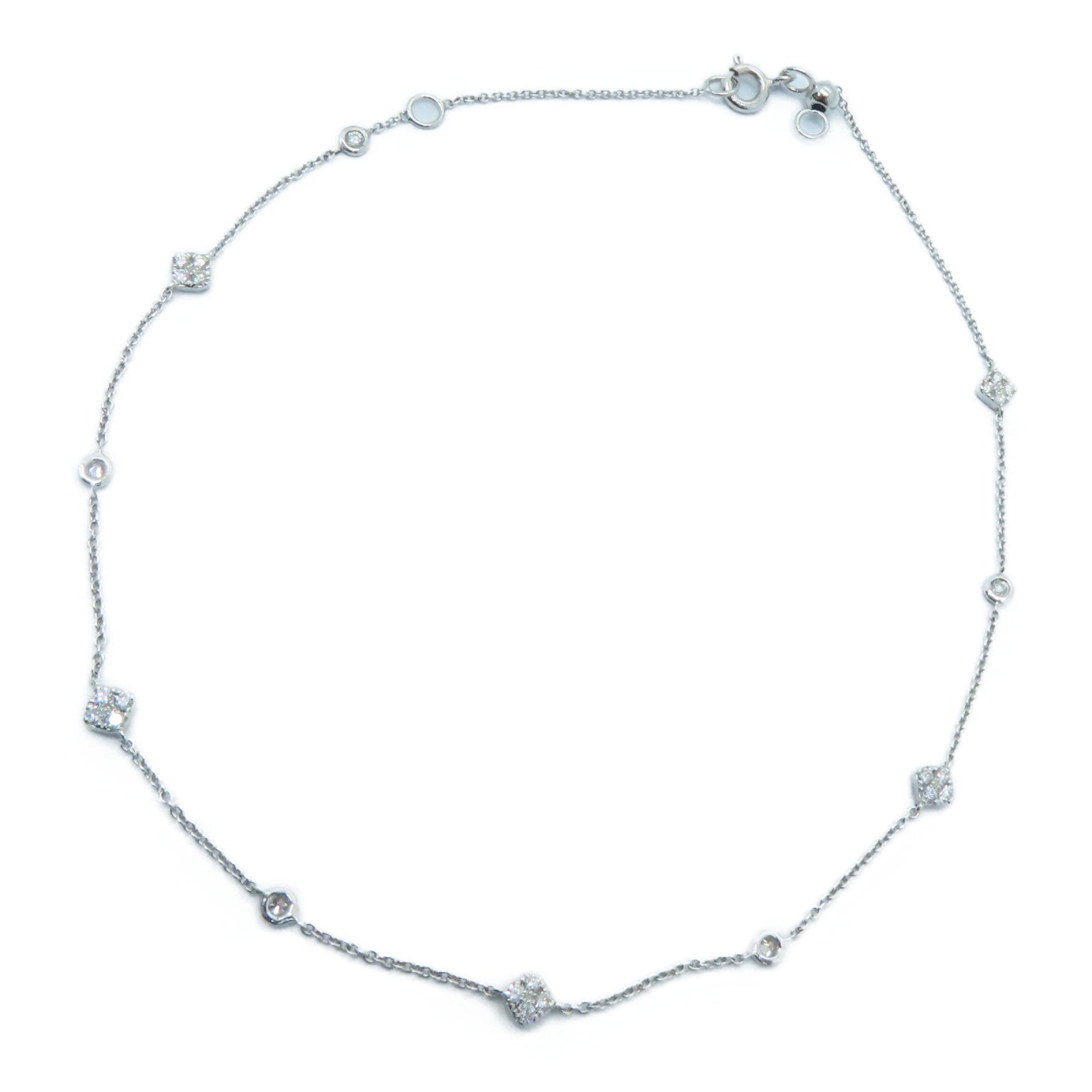 JEWELRY 【激减优惠】18K白金Diamond Bracelet钻石手链