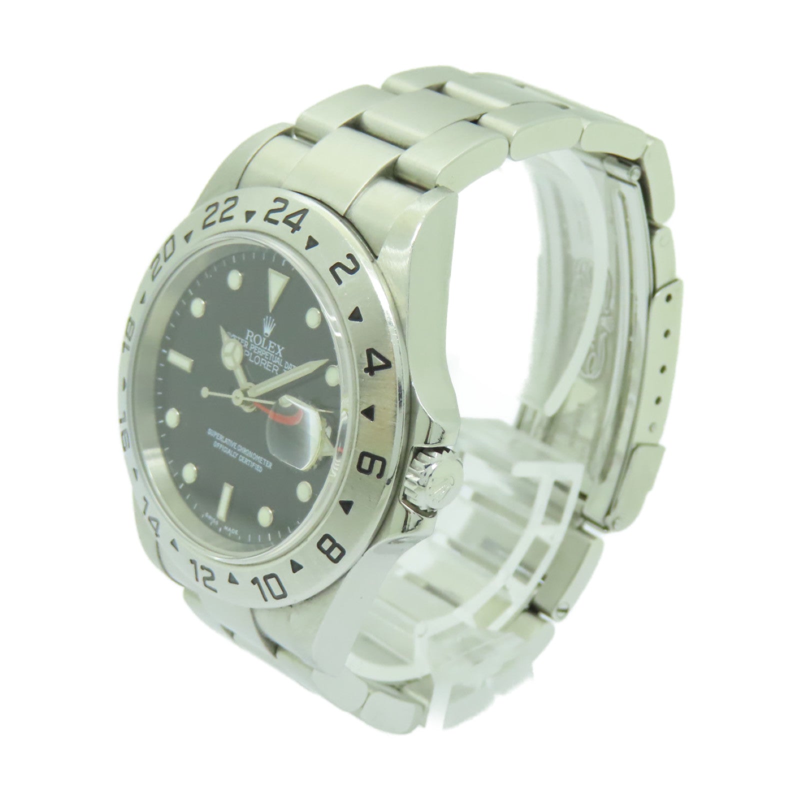 ROLEX 【激減優惠】Explorer II不鏽鋼手錶自動機芯黑色