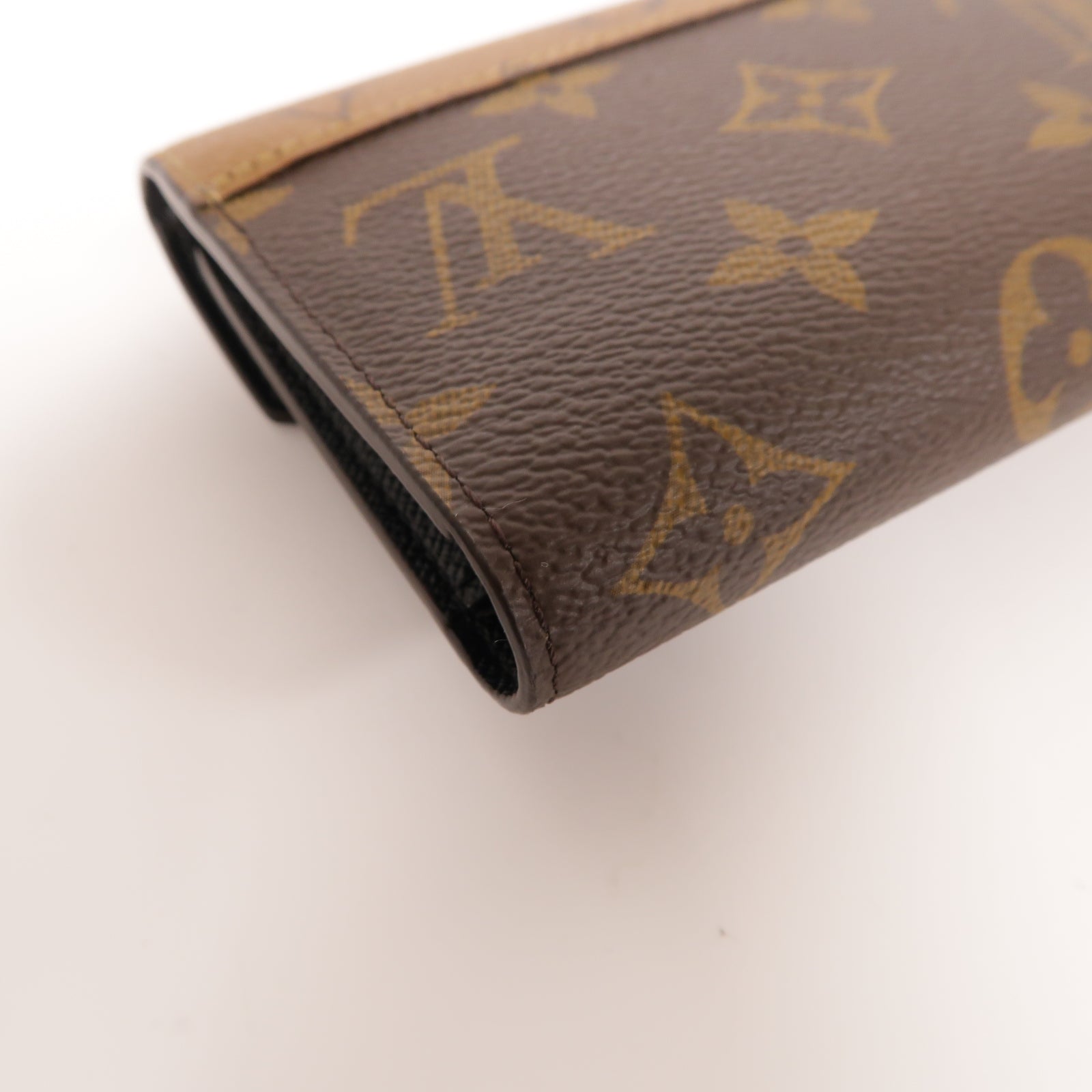 LOUIS VUITTON Monogram Victorine Wallet金扣錢包啡色