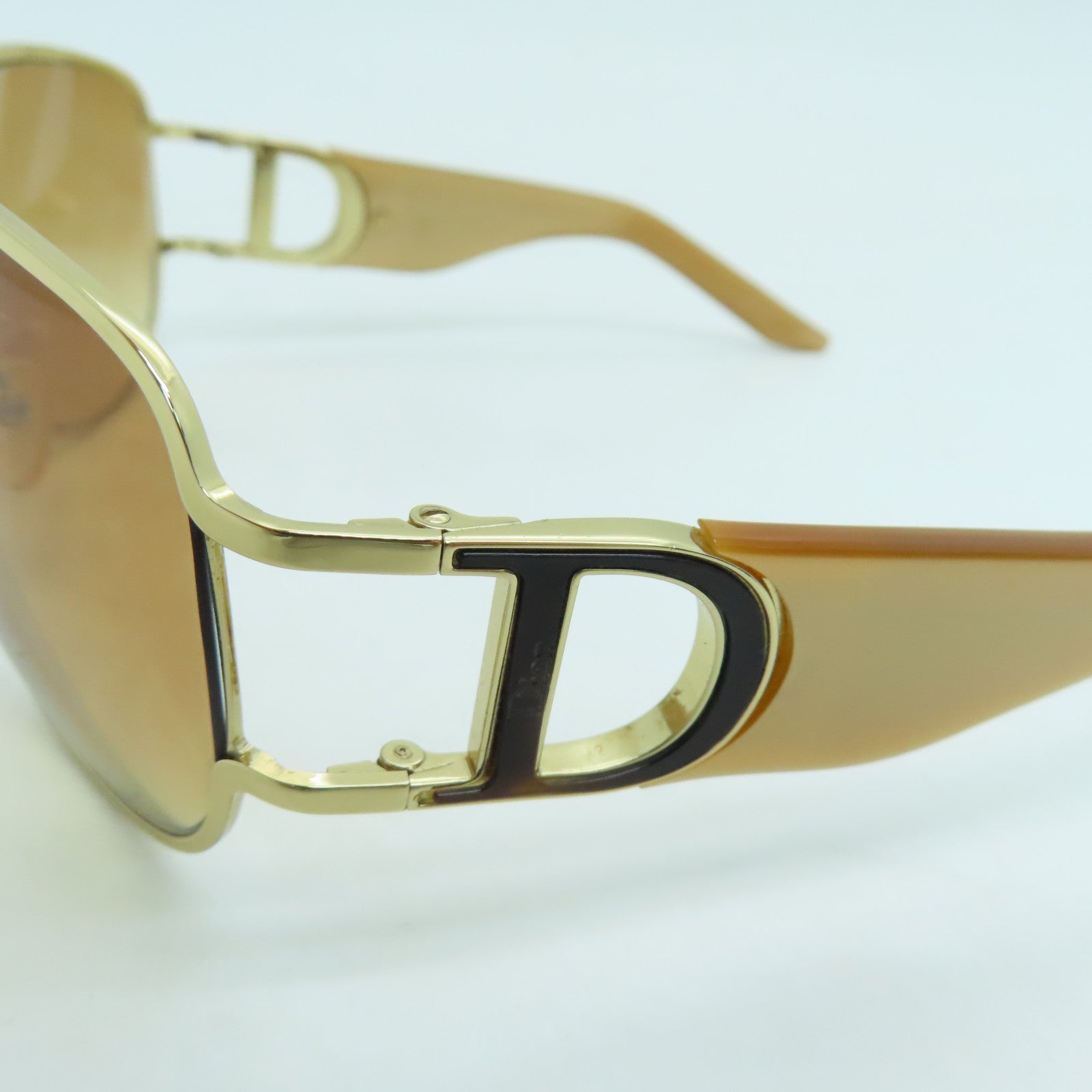 Dior PVC/金屬Sunglasses太陽眼鏡啡色