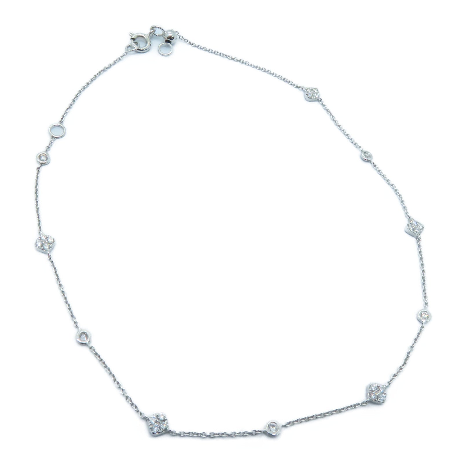 JEWELRY 【激减优惠】18K白金Diamond Bracelet钻石手链