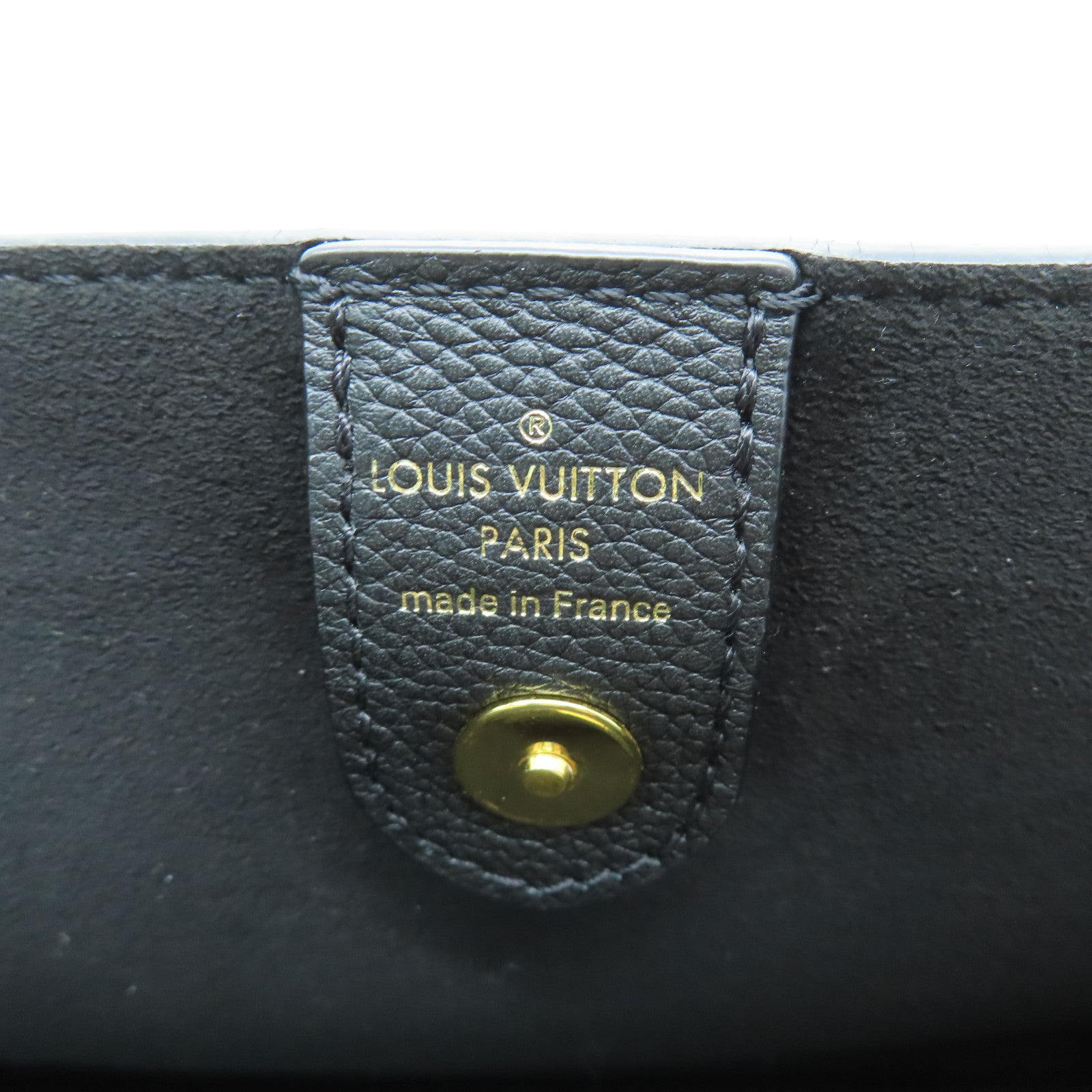 LOUIS VUITTON 牛皮皮革Lockmeto金扣手挽肩背兩用袋黑色